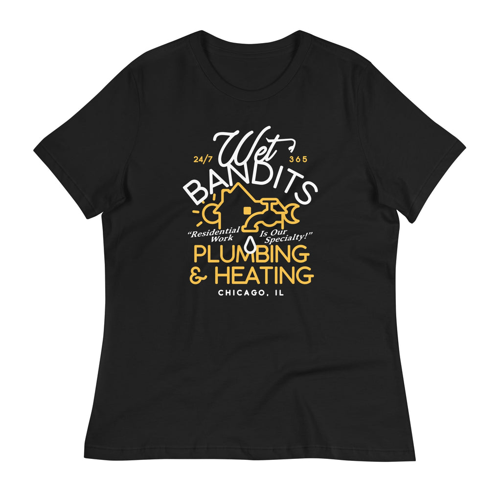 Wet Bandits Plumbing & Heating Women's Signature Tee Hoodie, Sweatshirt | CoreVibeTees.com (Image 3)