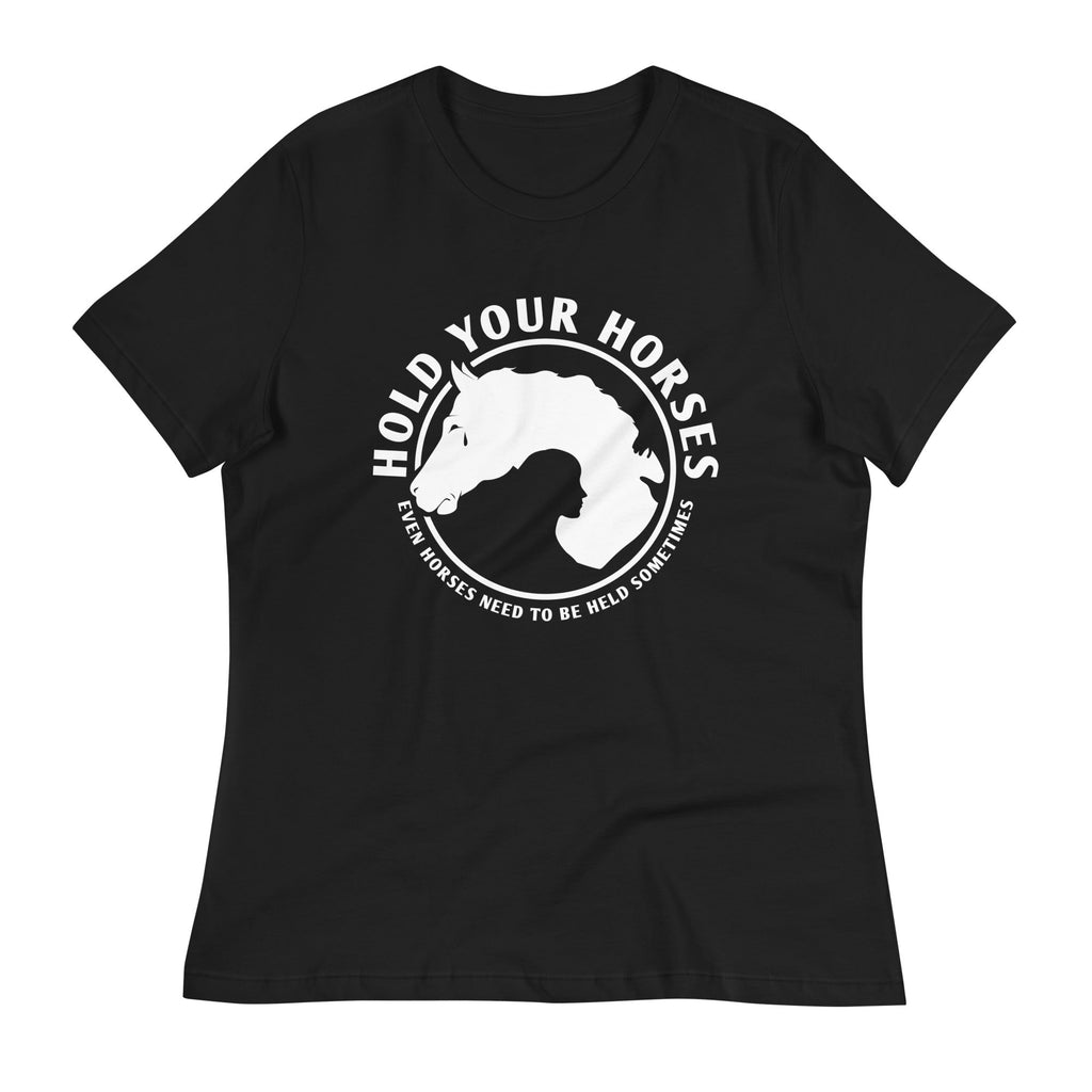 Hold Your Horses Women's Signature Tee Hoodie, Sweatshirt | CoreVibeTees.com (Image 3)