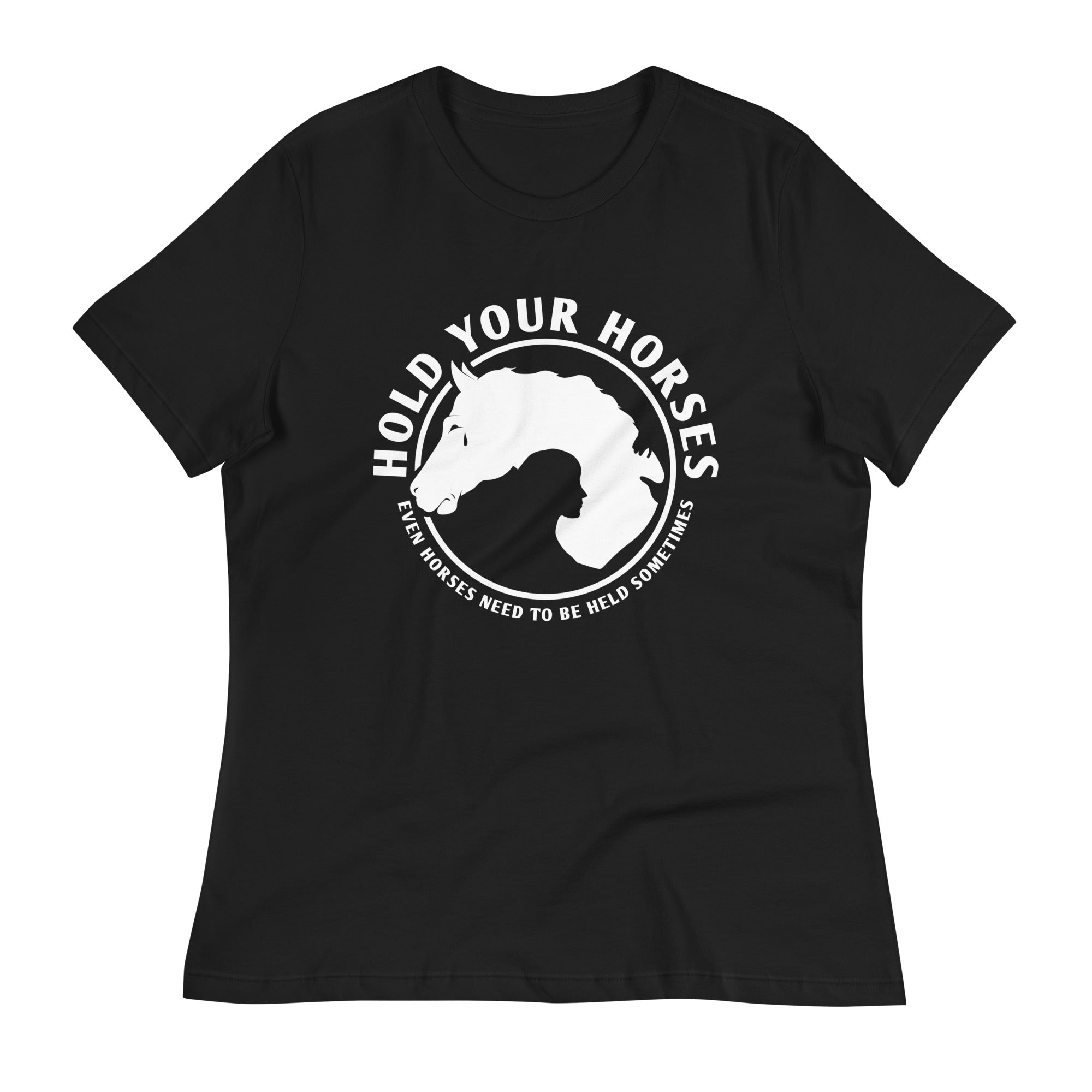 Hold Your Horses Women's Signature Tee Hoodie, Sweatshirt | CoreVibeTees.com (Image 3)