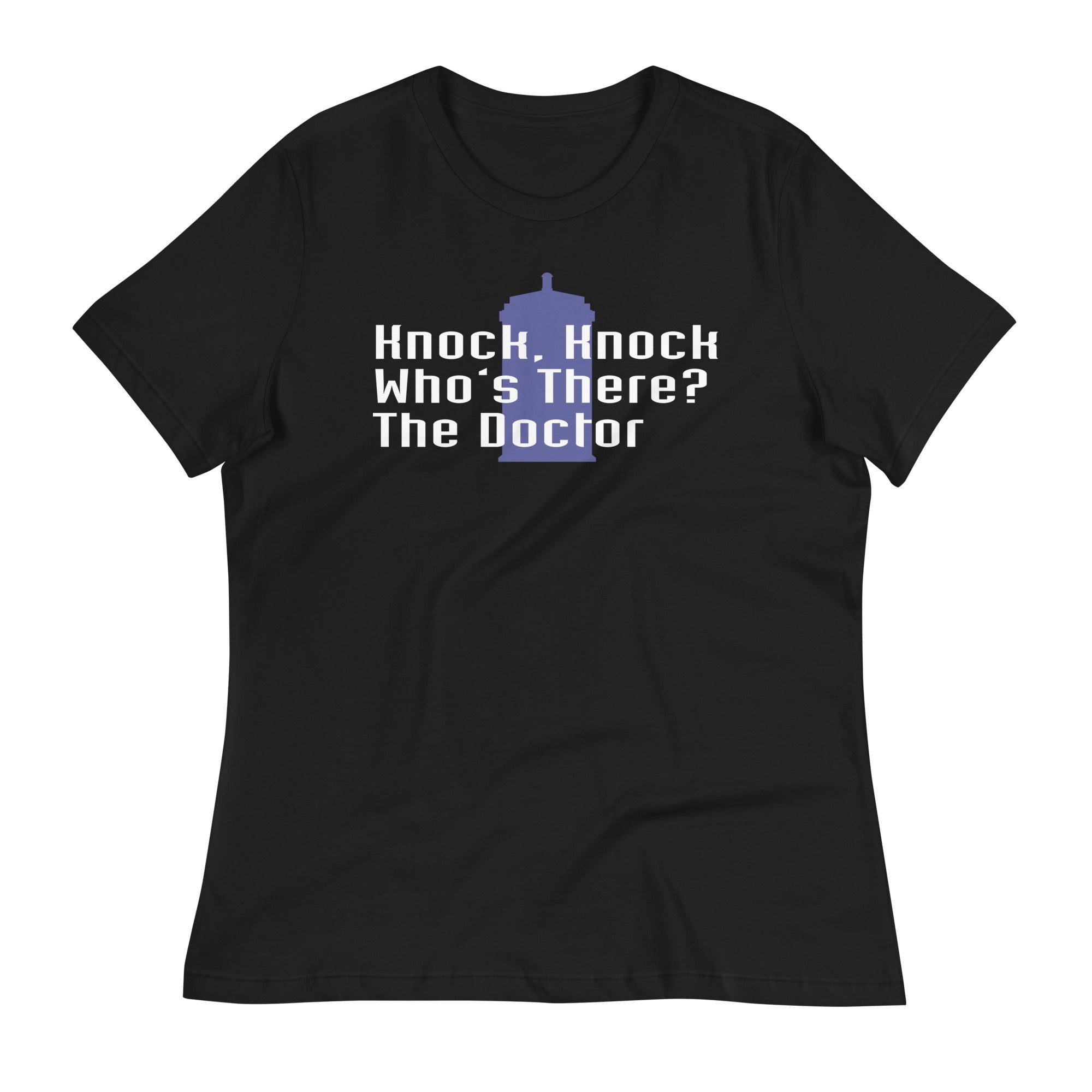 Knock Knock! Who's There? The Doctor Women's Signature Tee Hoodie, Sweatshirt | CoreVibeTees.com (Image 2)