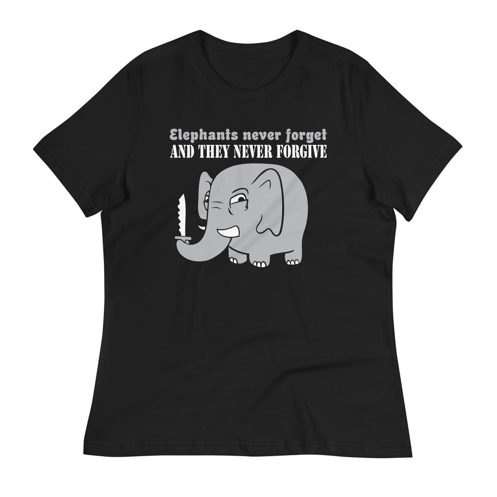 Elephants Never Forgive Women's Signature Tee Hoodie, Sweatshirt | CoreVibeTees.com (Image 2)