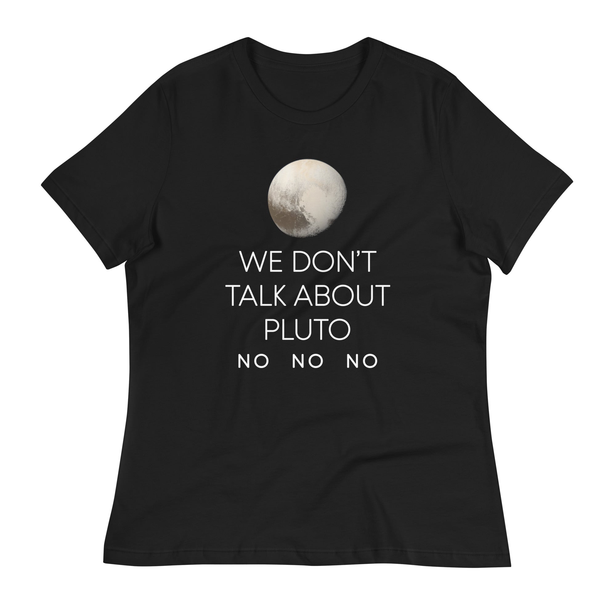 We Don't Talk About Pluto Women's Signature Tee Hoodie, Sweatshirt | CoreVibeTees.com (Image 1)