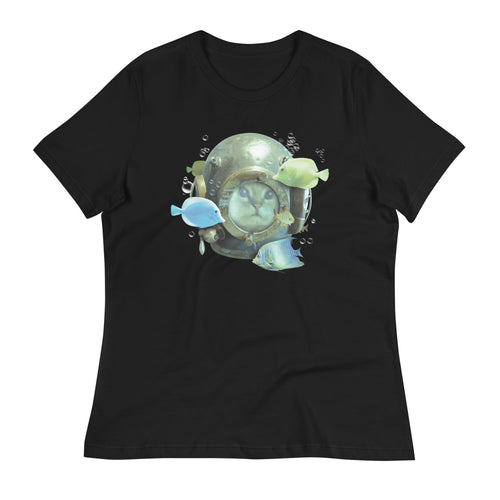 20,000 Purrrs Under The Sea Women's Signature Tee Hoodie, Sweatshirt | CoreVibeTees.com (Image 2)