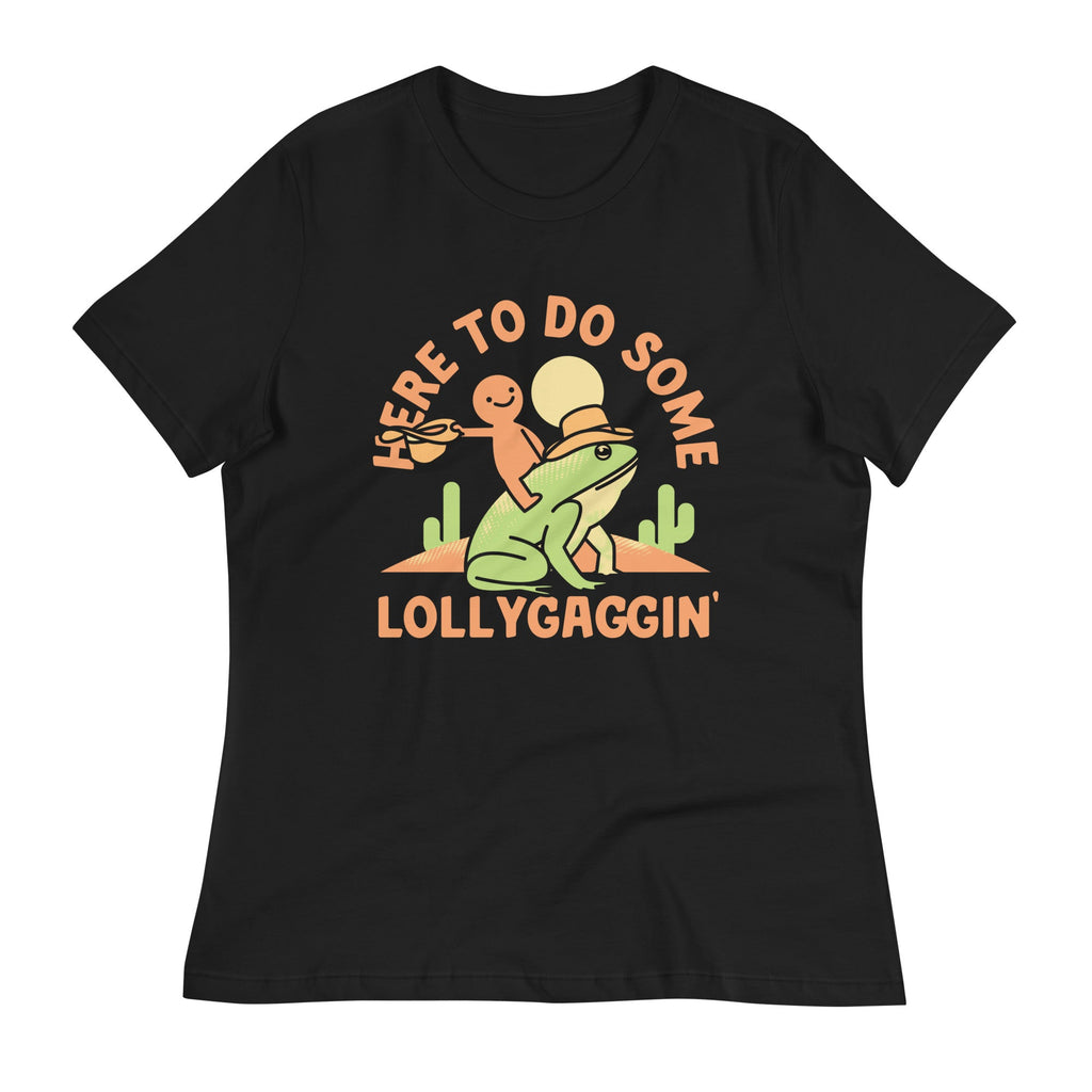 Here To Do Some Lollygaggin Women's Signature Tee Hoodie, Sweatshirt | CoreVibeTees.com (Image 2)