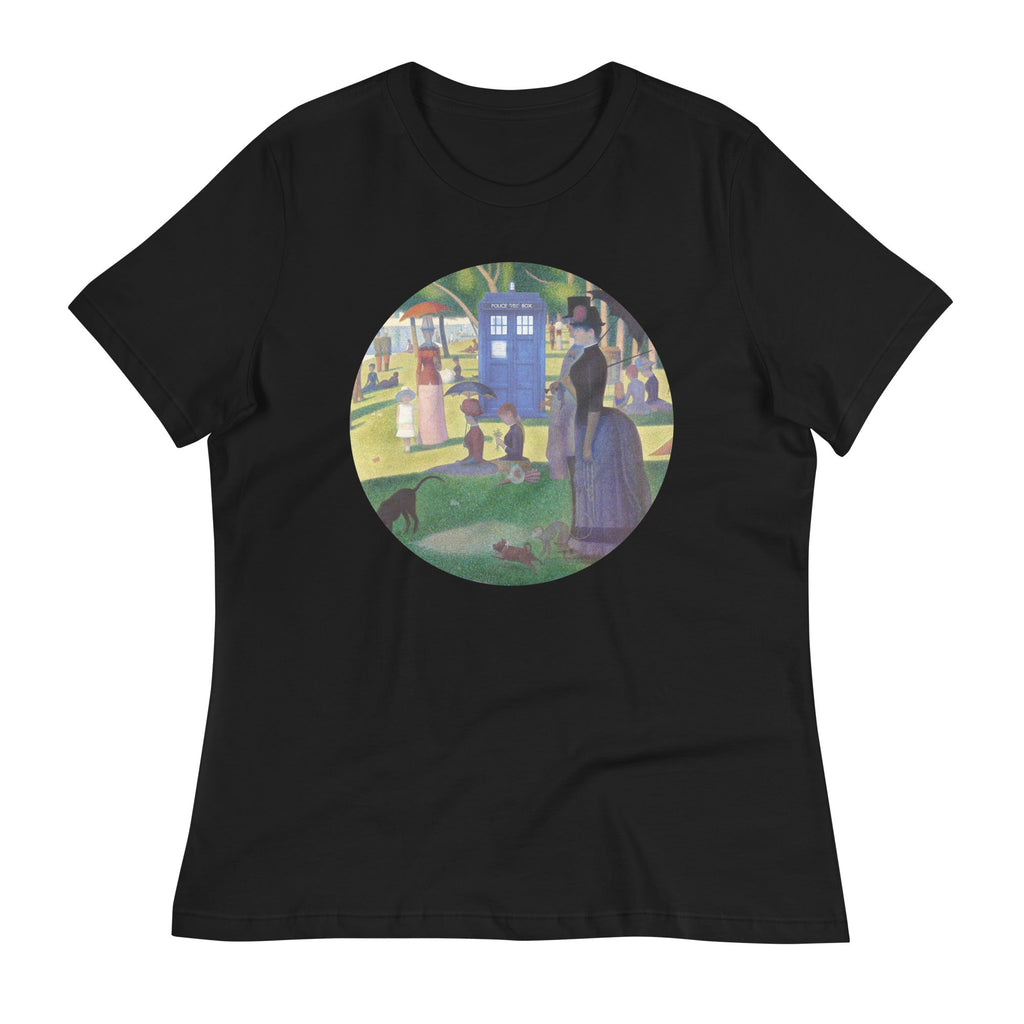 Tardis On La Grande Women's Signature Tee Hoodie, Sweatshirt | CoreVibeTees.com (Image 2)