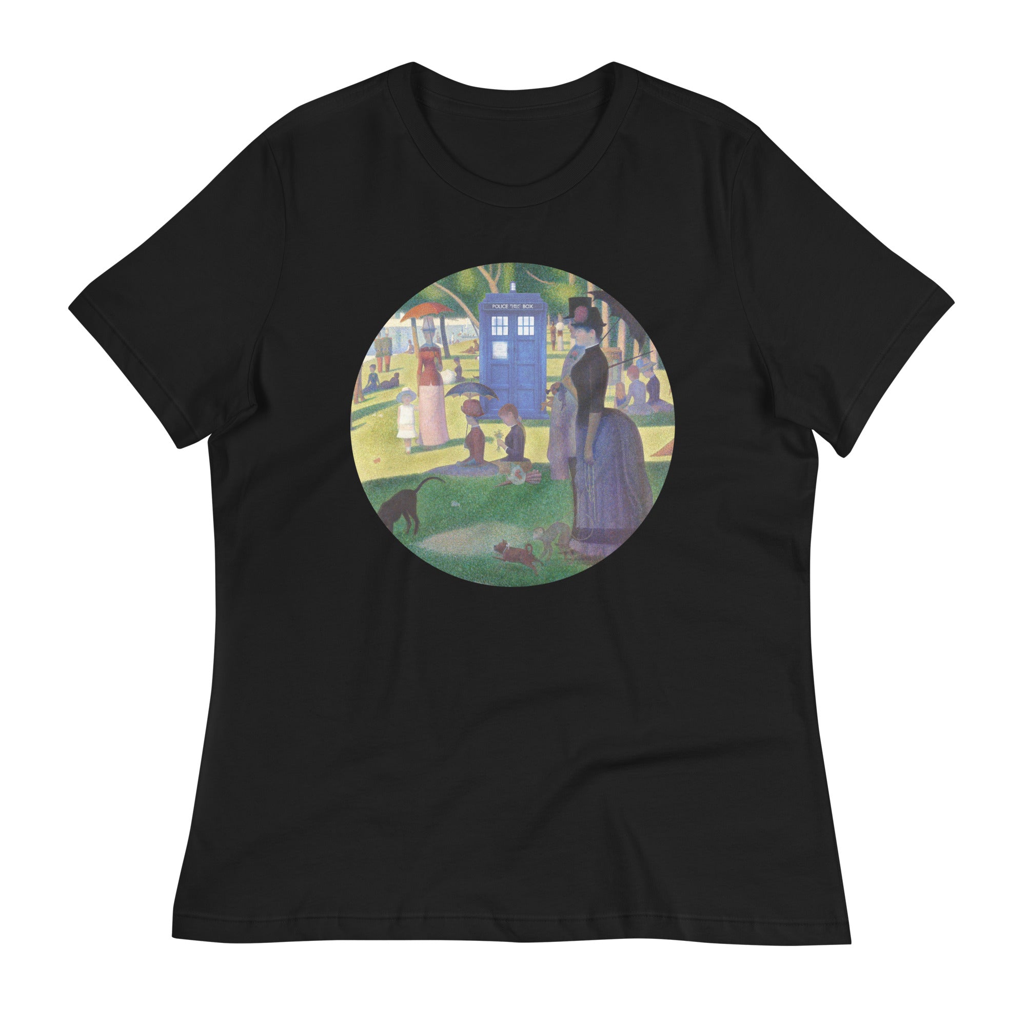 Tardis On La Grande Women's Signature Tee Hoodie, Sweatshirt | CoreVibeTees.com (Image 2)