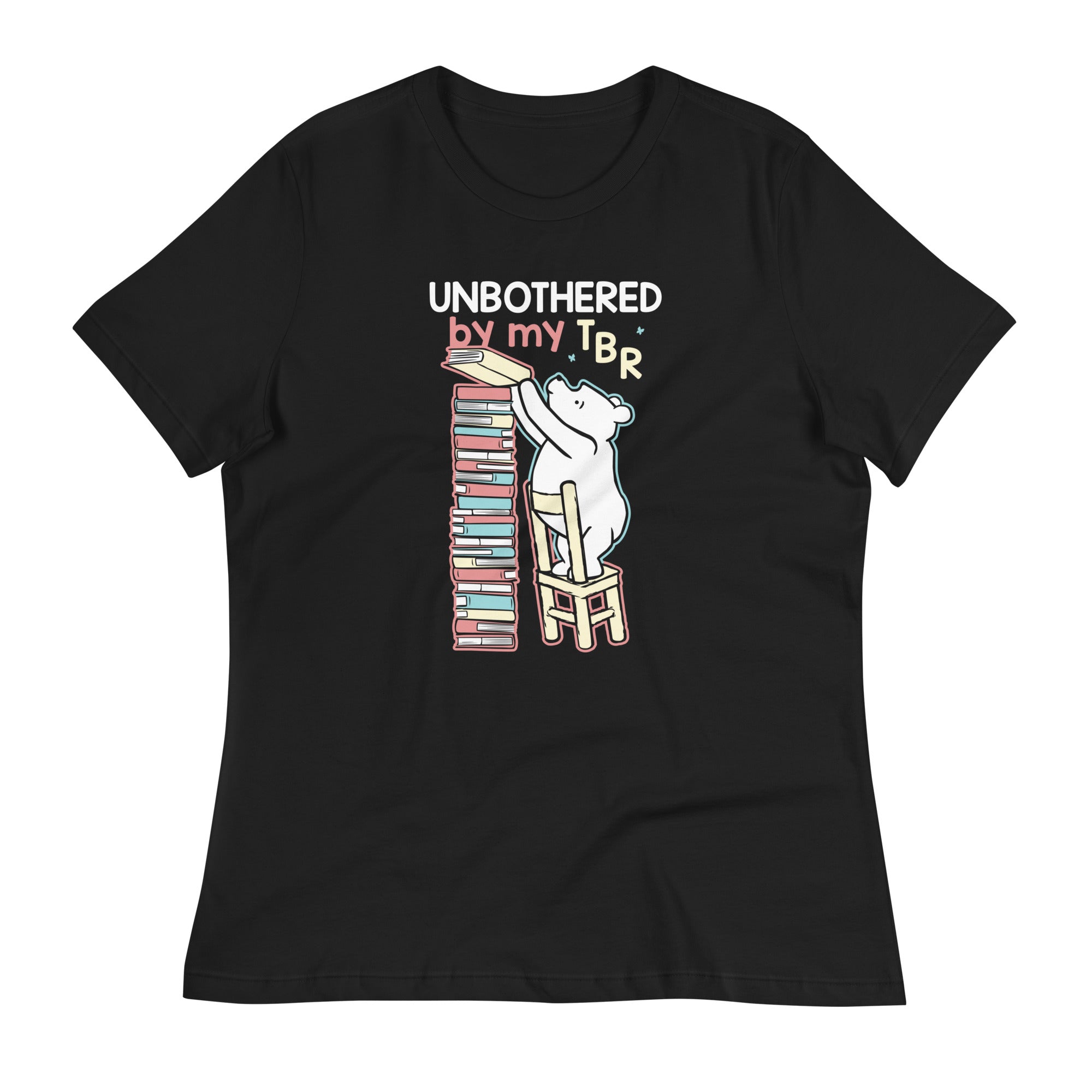 Unbothered By My TBR Women's Signature Tee Hoodie, Sweatshirt | CoreVibeTees.com (Image 3)