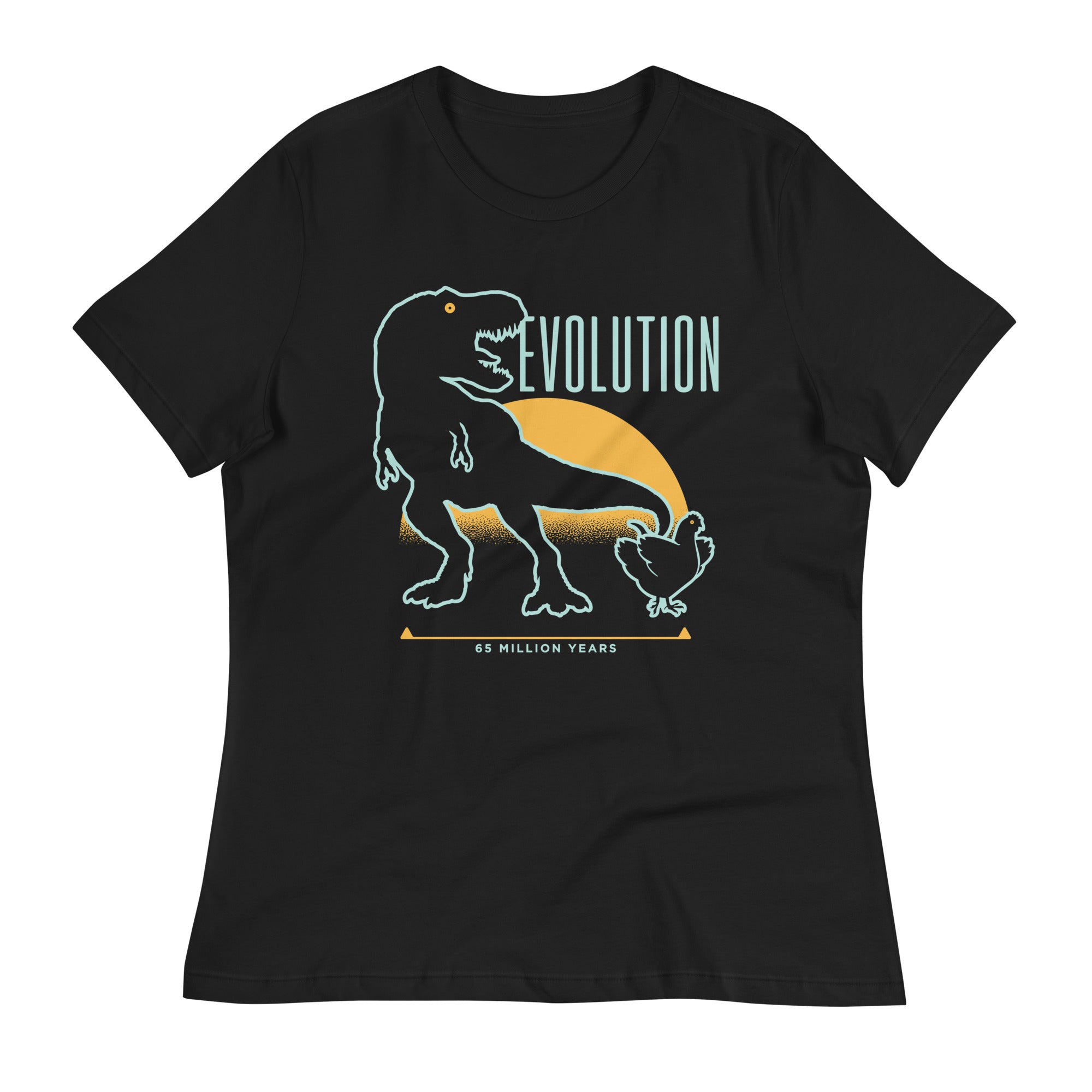 Dinosaur Evolution Women's Signature Tee Hoodie, Sweatshirt | CoreVibeTees.com (Image 2)