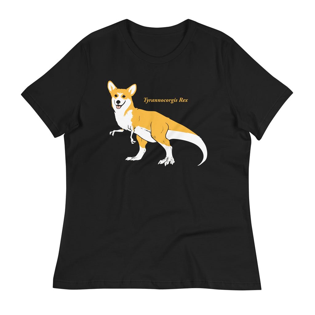 Tyrannocorgis Rex Women's Signature Tee Hoodie, Sweatshirt | CoreVibeTees.com (Image 2)