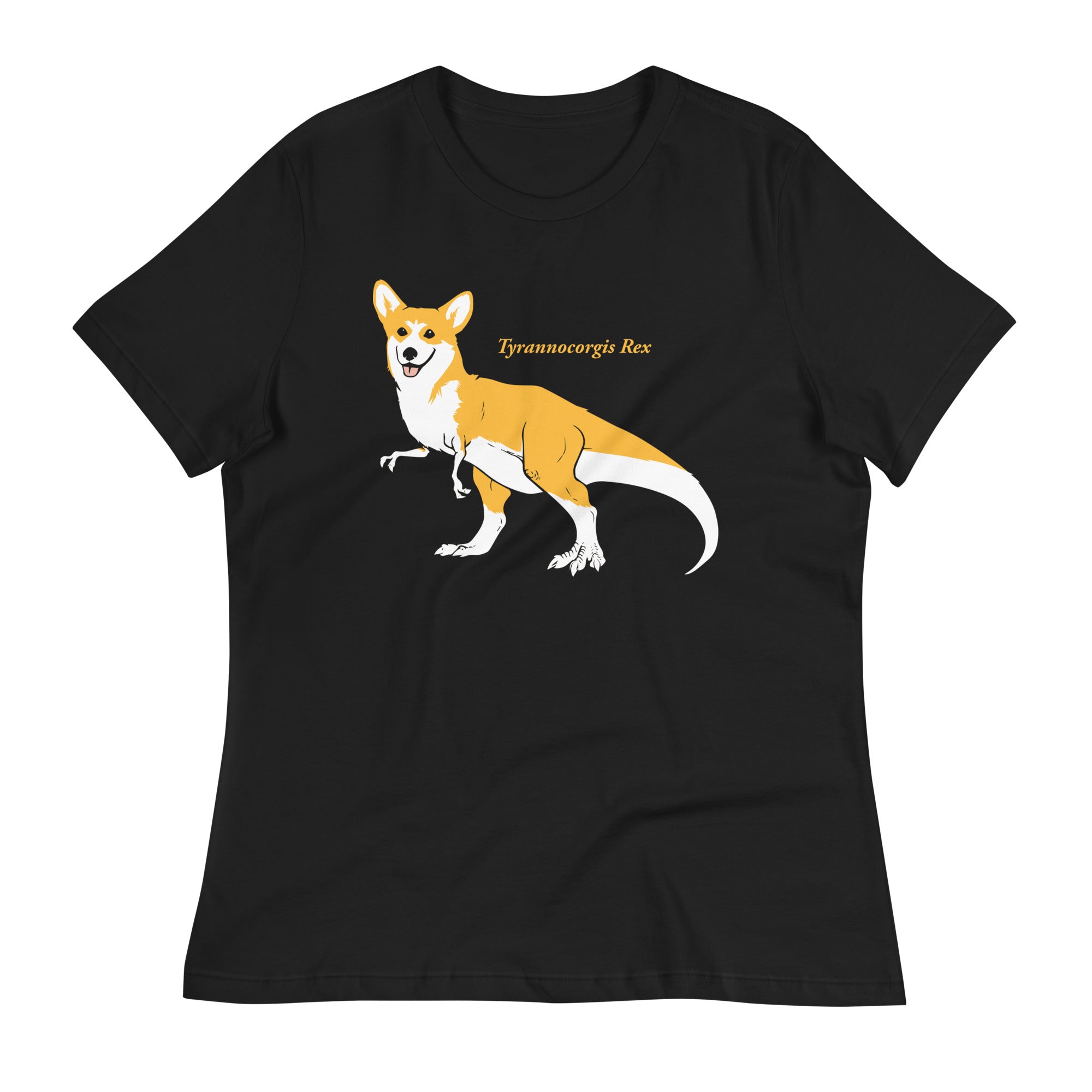 Tyrannocorgis Rex Women's Signature Tee Hoodie, Sweatshirt | CoreVibeTees.com (Image 2)