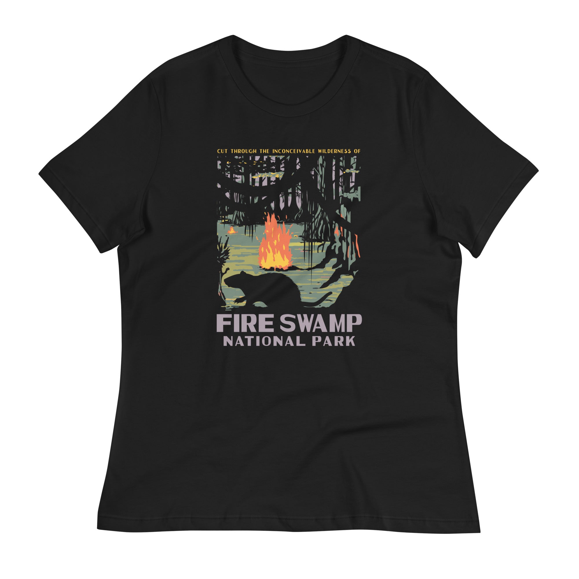 Fire Swamp National Park Women's Signature Tee Hoodie, Sweatshirt | CoreVibeTees.com (Image 1)