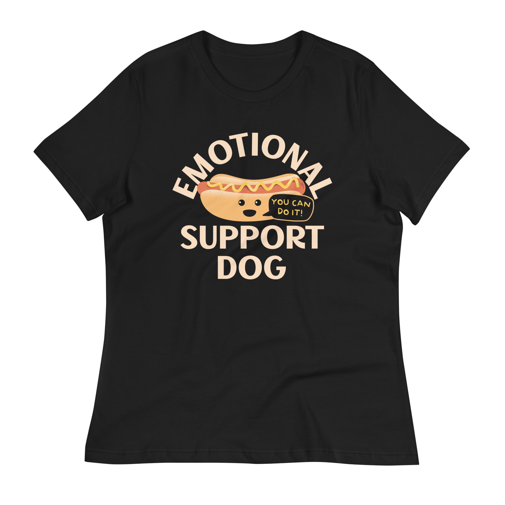 Emotional Support Dog Women's Signature Tee Hoodie, Sweatshirt | CoreVibeTees.com (Image 2)