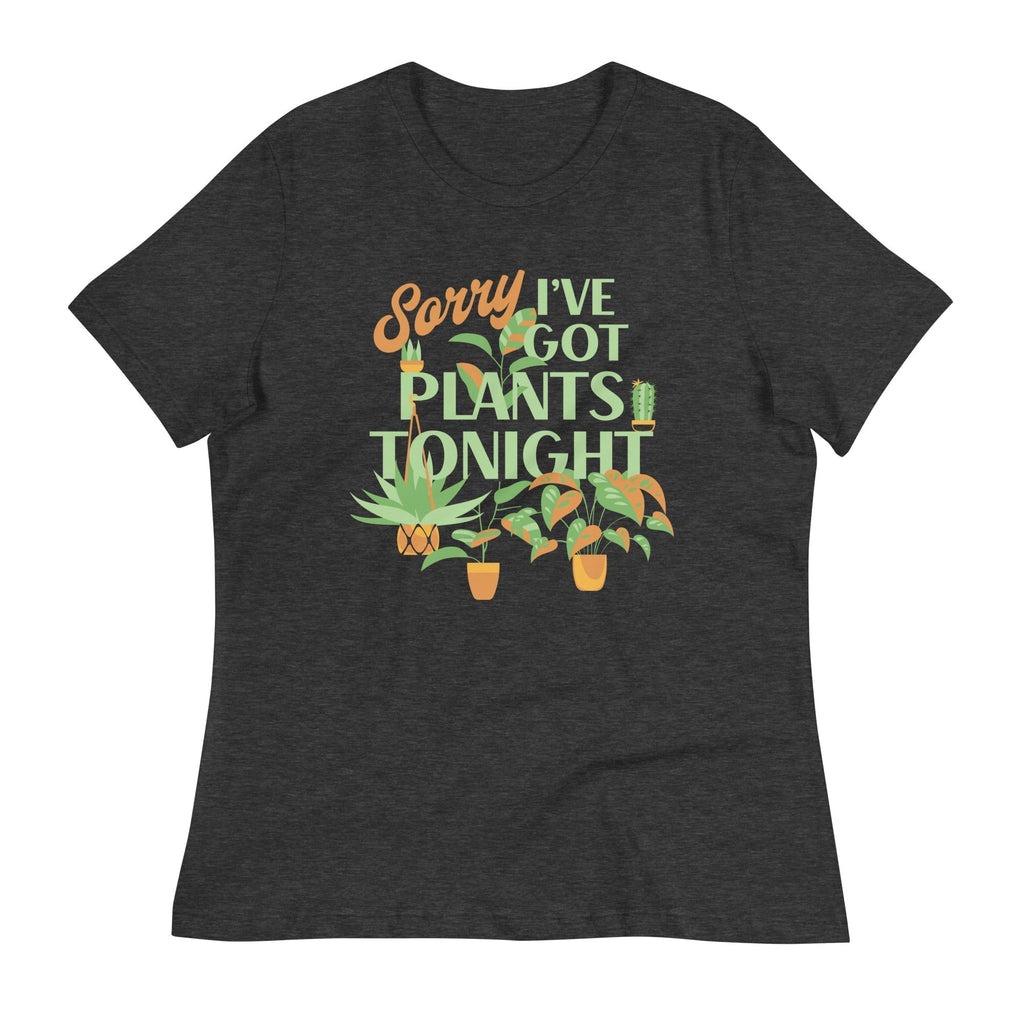 Sorry I've Got Plants Tonight Women's Signature Tee Hoodie, Sweatshirt | CoreVibeTees.com (Image 1)