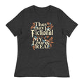 They May Be Fictional But My Love Is Real Women's Signature Tee Hoodie, Sweatshirt | CoreVibeTees.com (Image 1)