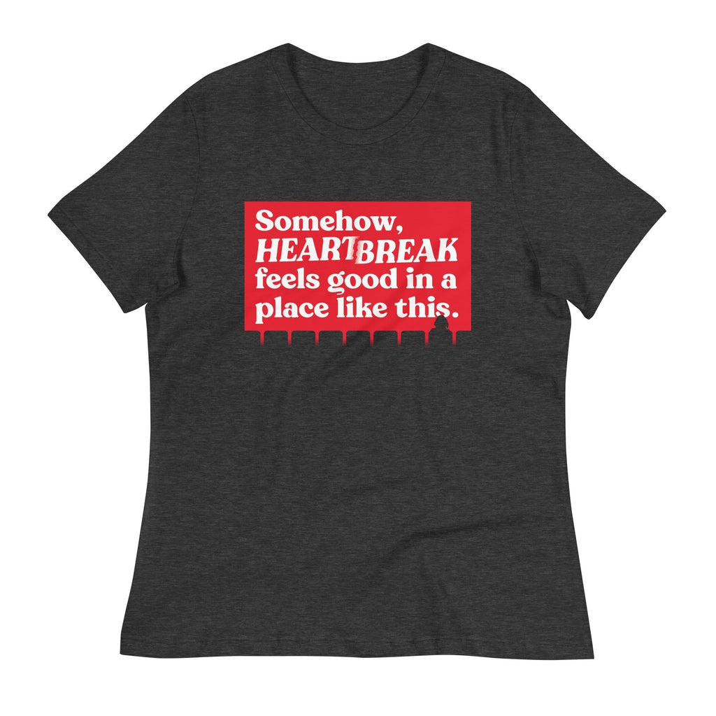 Somehow, Heartbreak Feels Good Women's Signature Tee Hoodie, Sweatshirt | CoreVibeTees.com (Image 3)