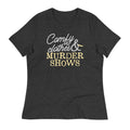 Comfy Clothes & Murder Shows Women's Signature Tee Hoodie, Sweatshirt | CoreVibeTees.com (Image 1)