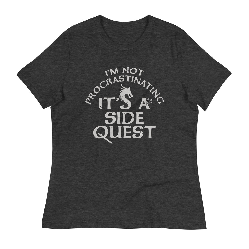 I'm Not Procrastinating, It's A Side Quest Women's Signature Tee Hoodie, Sweatshirt | CoreVibeTees.com (Image 3)