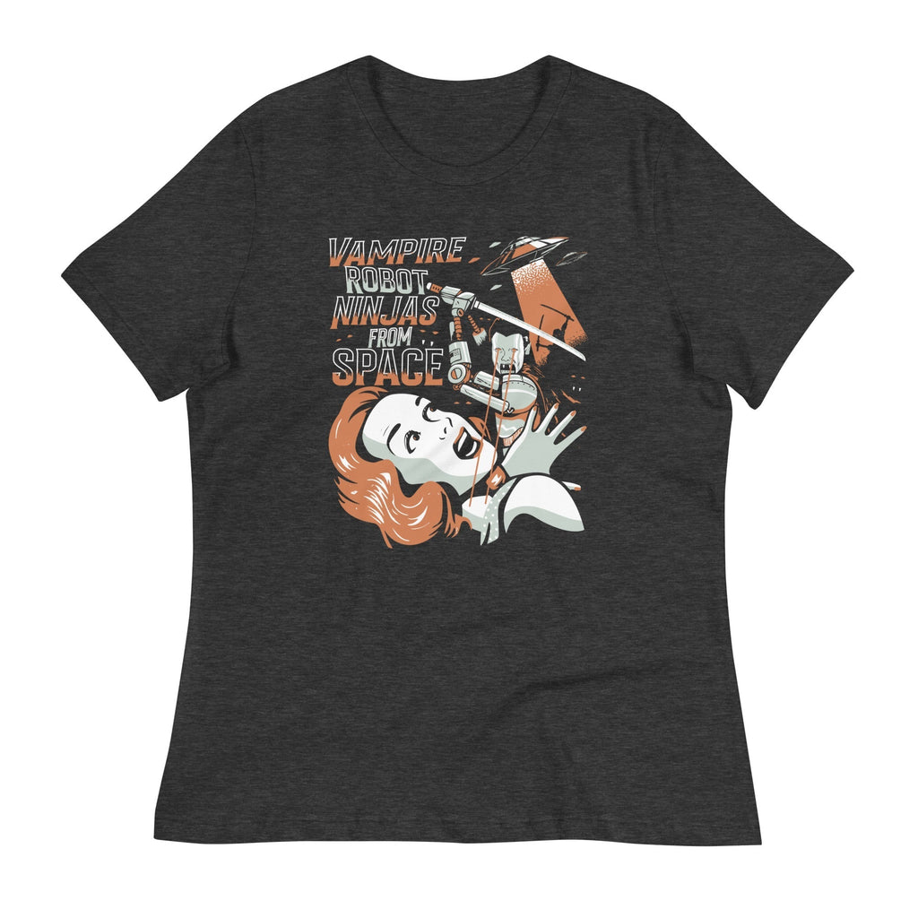 Vampire Robot Ninja From Space Women's Signature Tee Hoodie, Sweatshirt | CoreVibeTees.com (Image 3)