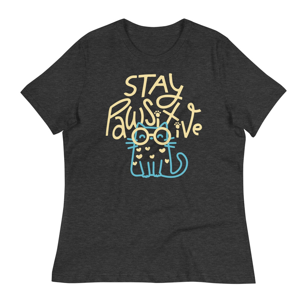 Stay Pawsitive Women's Signature Tee Hoodie, Sweatshirt | CoreVibeTees.com (Image 3)