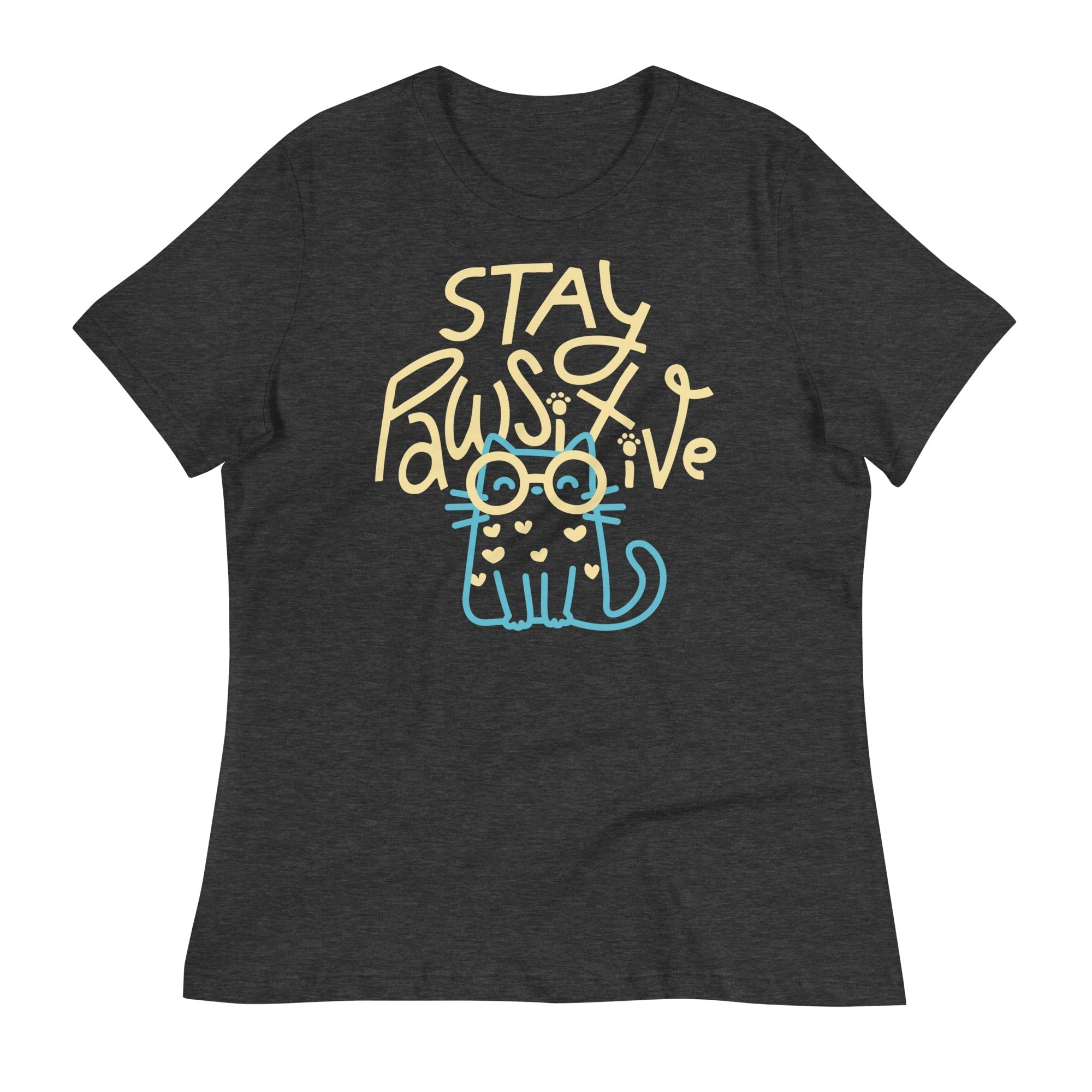Stay Pawsitive Women's Signature Tee Hoodie, Sweatshirt | CoreVibeTees.com (Image 3)