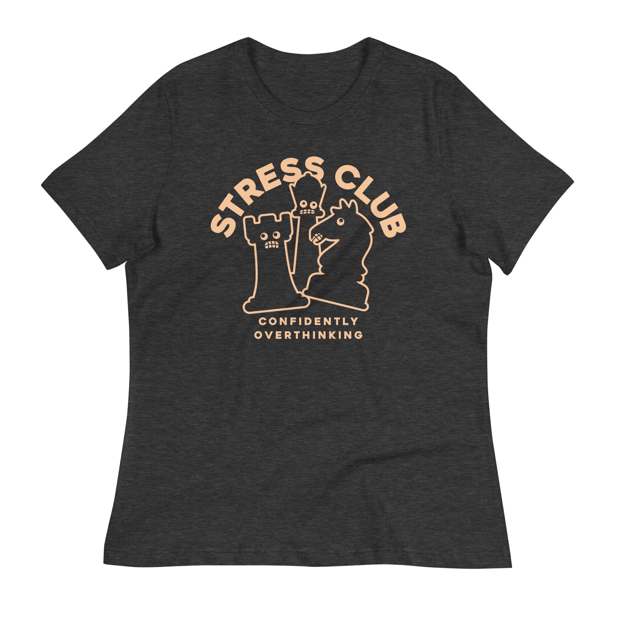 Stress Club Women's Signature Tee Hoodie, Sweatshirt | CoreVibeTees.com (Image 3)