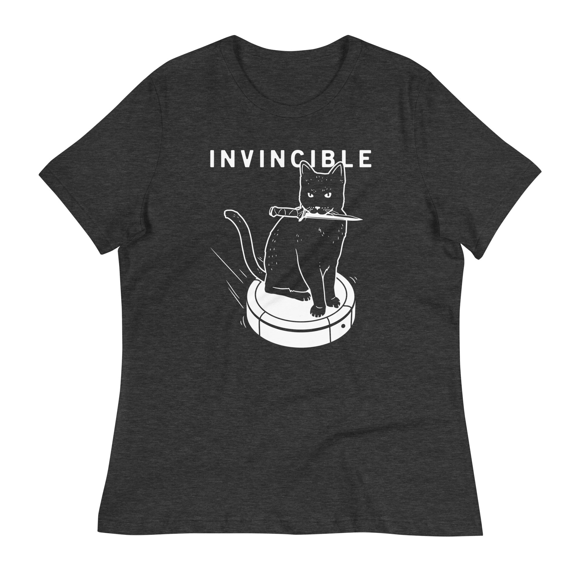 Invincible Cat Women's Signature Tee Hoodie, Sweatshirt | CoreVibeTees.com (Image 3)