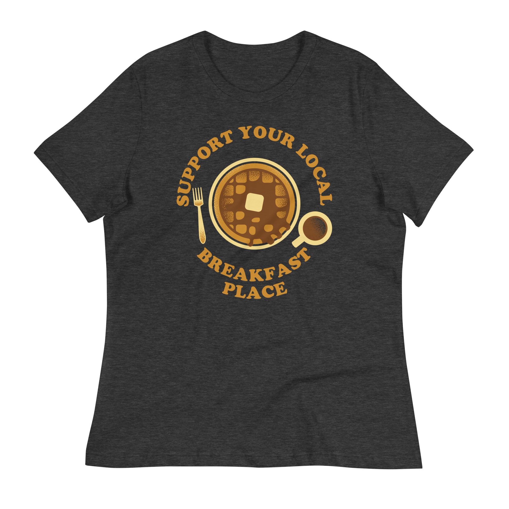 Support Your Local Breakfast Place Women's Signature Tee Hoodie, Sweatshirt | CoreVibeTees.com (Image 3)