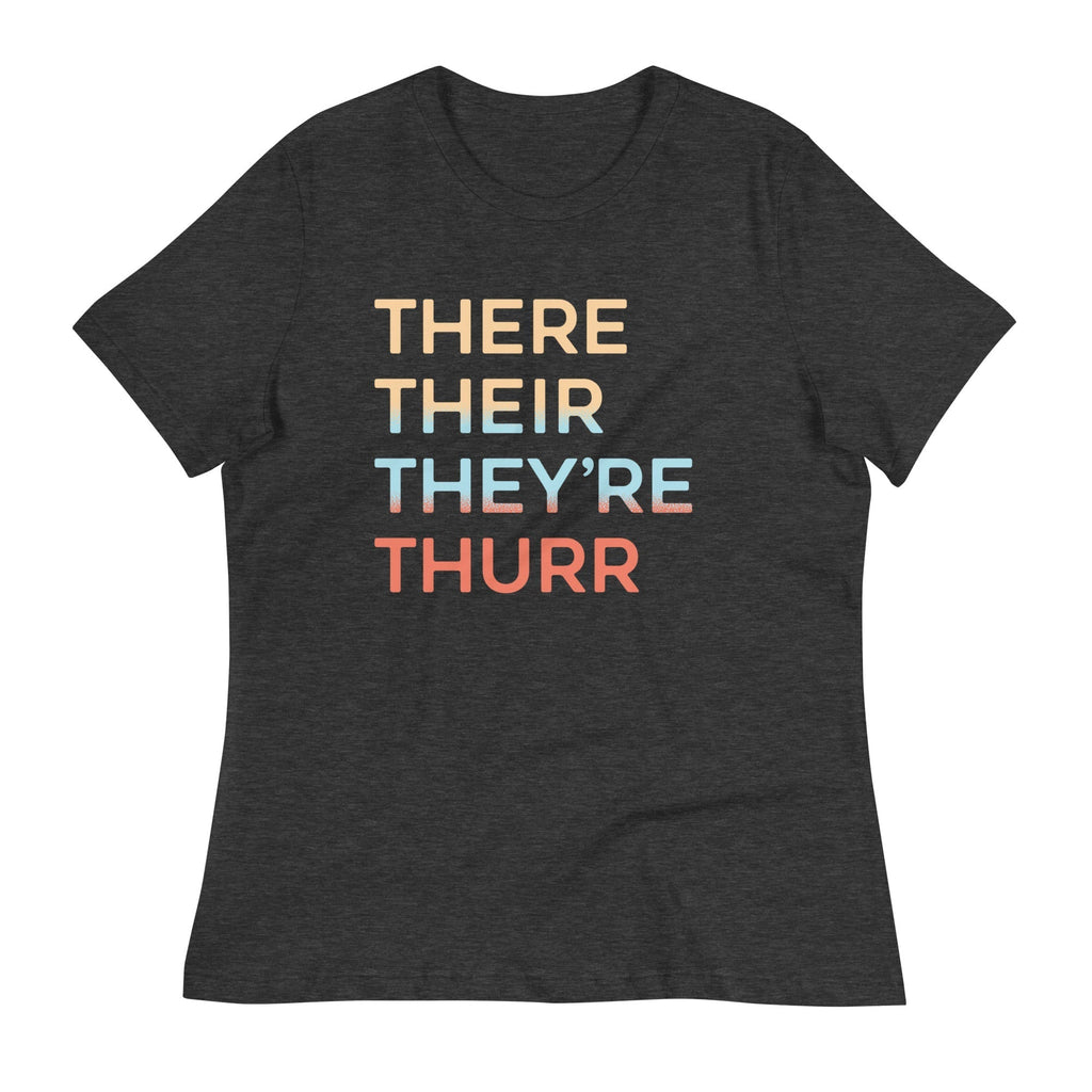 There Their They're Thurr Women's Signature Tee Hoodie, Sweatshirt | CoreVibeTees.com (Image 3)
