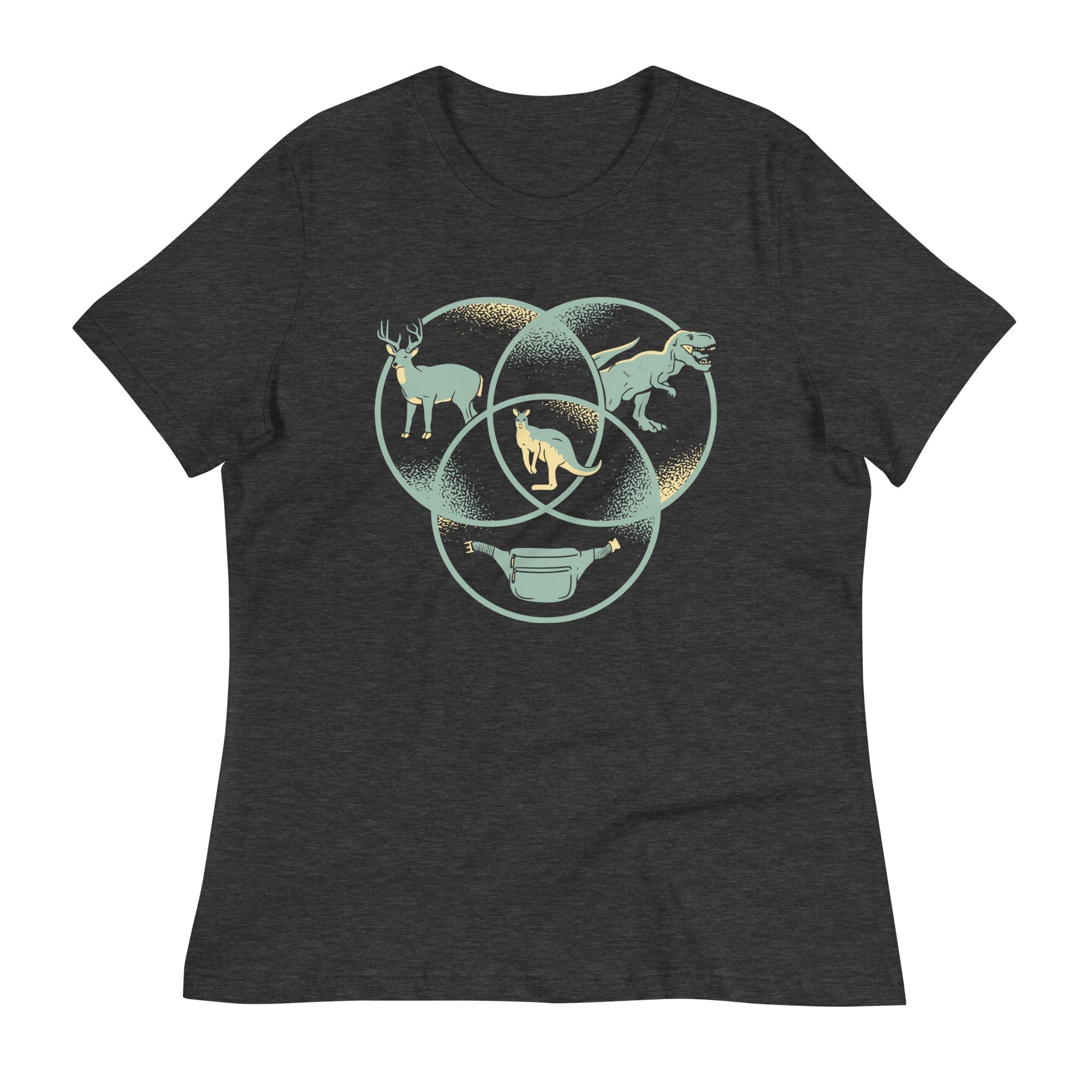 Kangaroo Venn Diagram Women's Signature Tee Hoodie, Sweatshirt | CoreVibeTees.com (Image 3)