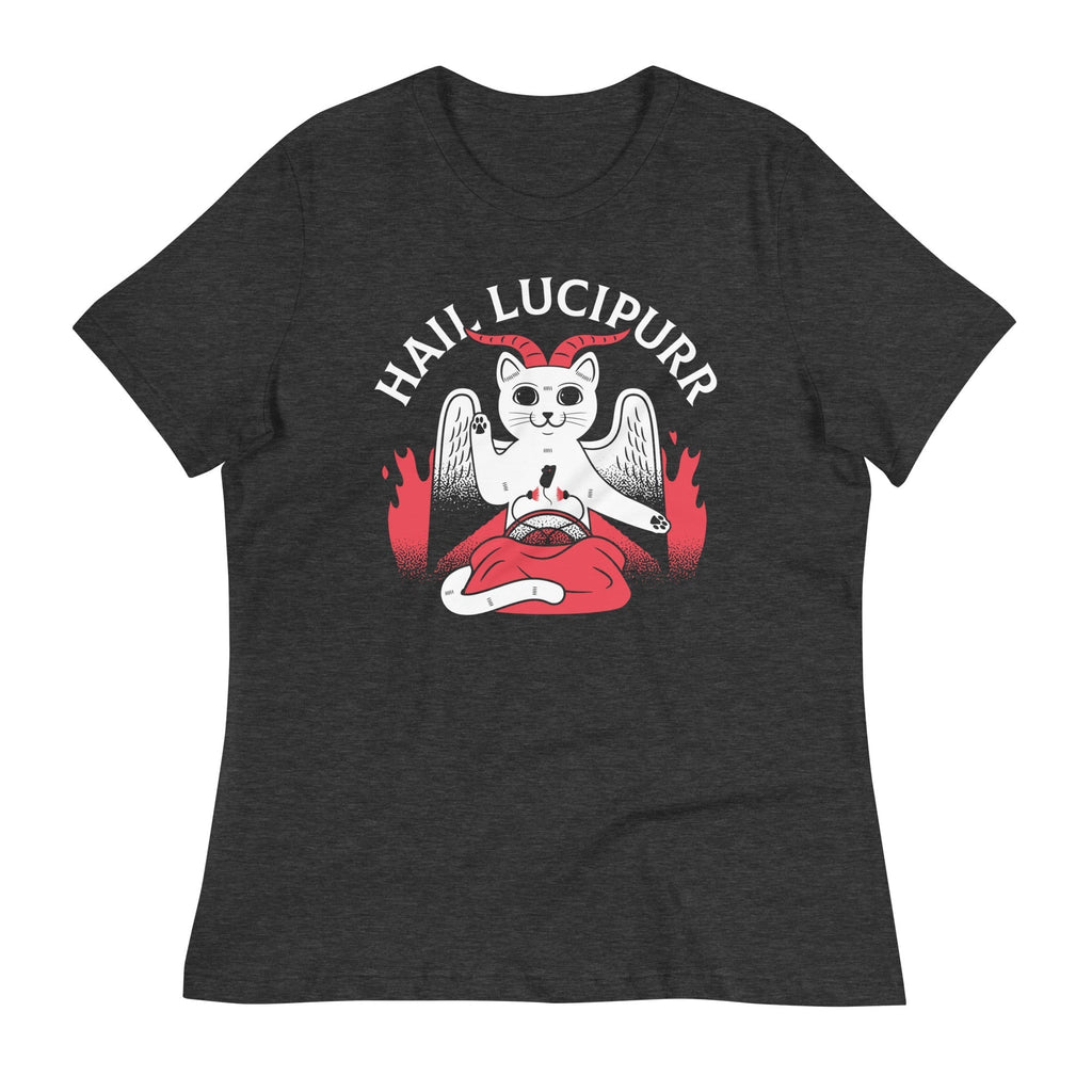 Hail Lucipurr Women's Signature Tee Hoodie, Sweatshirt | CoreVibeTees.com (Image 3)