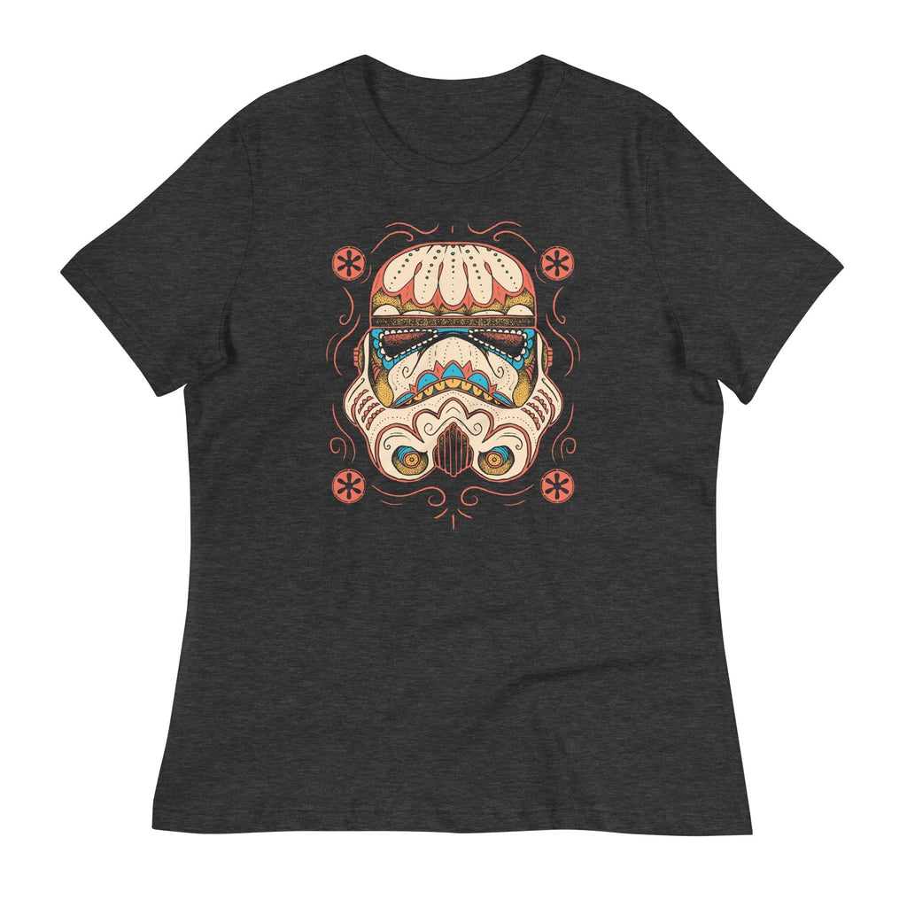 Sugar Skull Trooper Women's Signature Tee Hoodie, Sweatshirt | CoreVibeTees.com (Image 2)