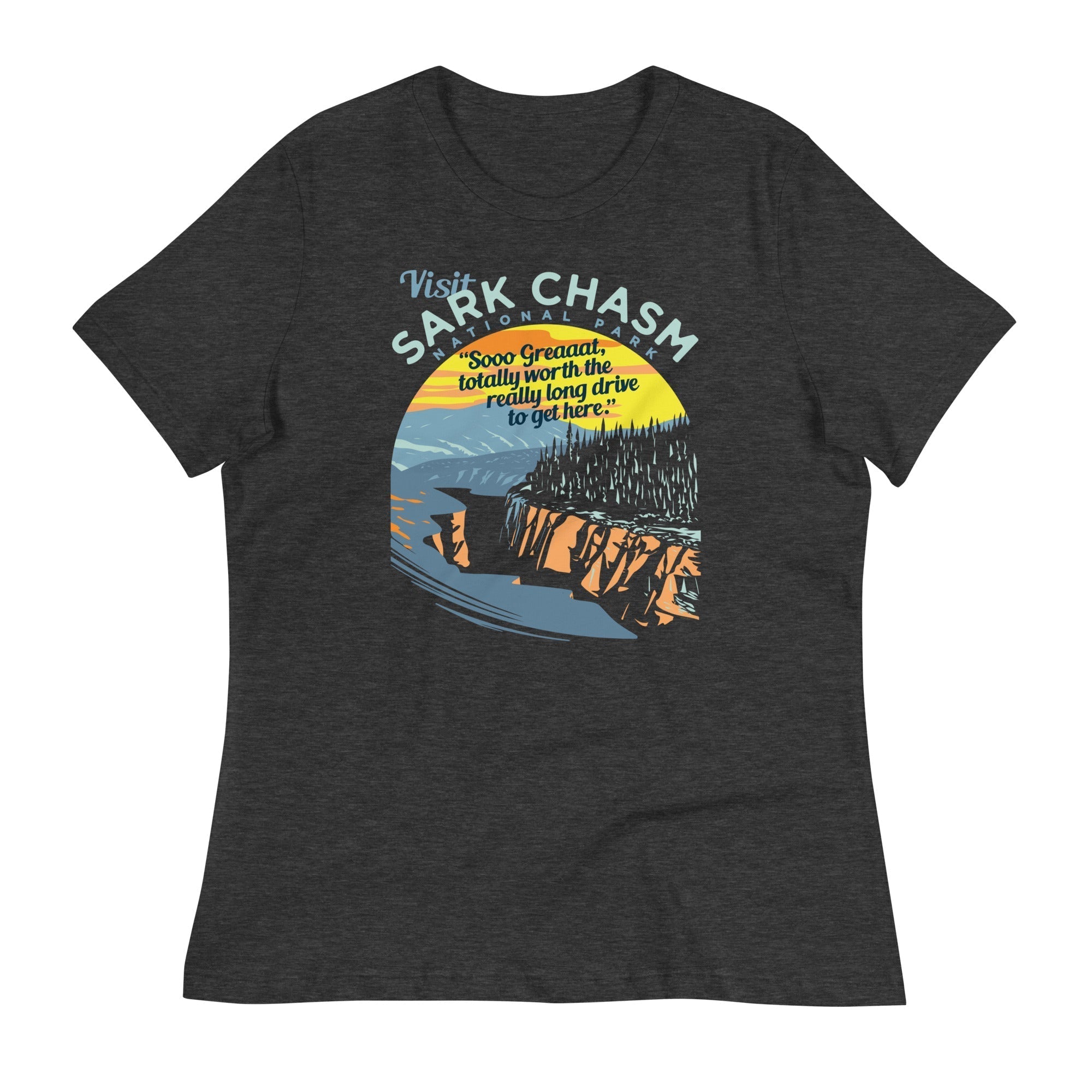 Visit Sark Chasm Women's Signature Tee Hoodie, Sweatshirt | CoreVibeTees.com (Image 2)