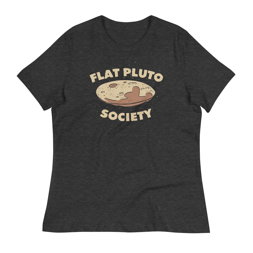 Flat Pluto Society Women's Signature Tee Hoodie, Sweatshirt | CoreVibeTees.com (Image 3)