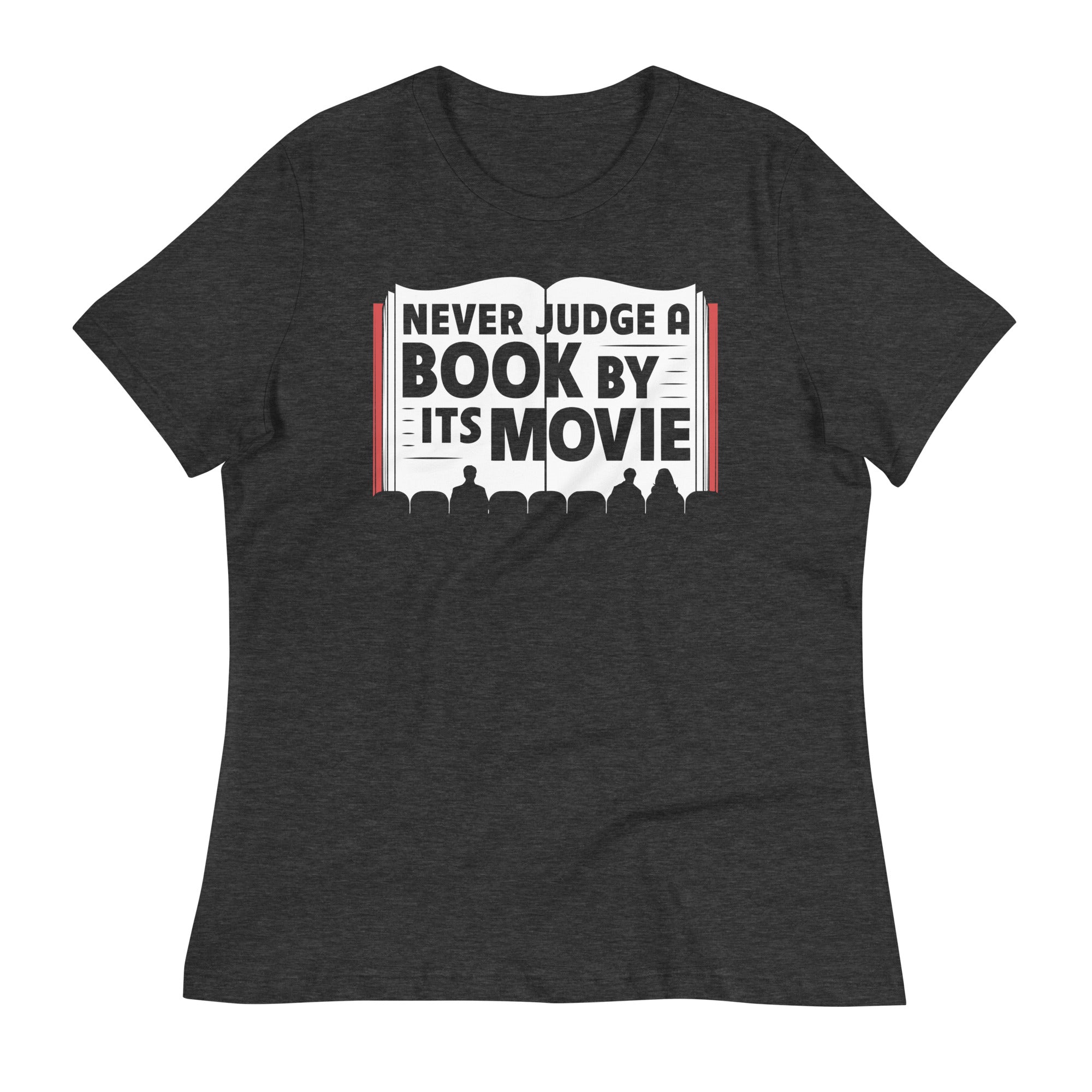 Never Judge A Book By Its Movie Women's Signature Tee Hoodie, Sweatshirt | CoreVibeTees.com (Image 3)