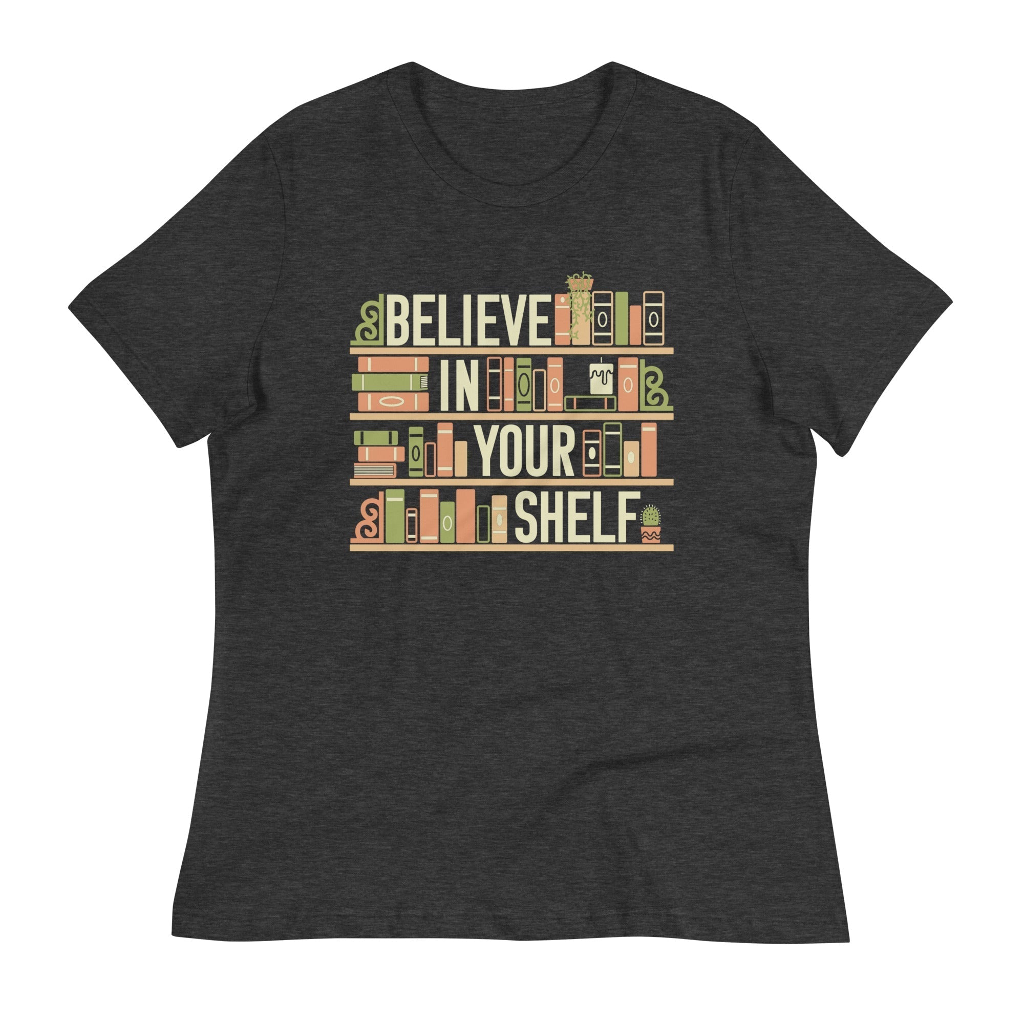 Believe In Your Shelf Women's Signature Tee Hoodie, Sweatshirt | CoreVibeTees.com (Image 1)