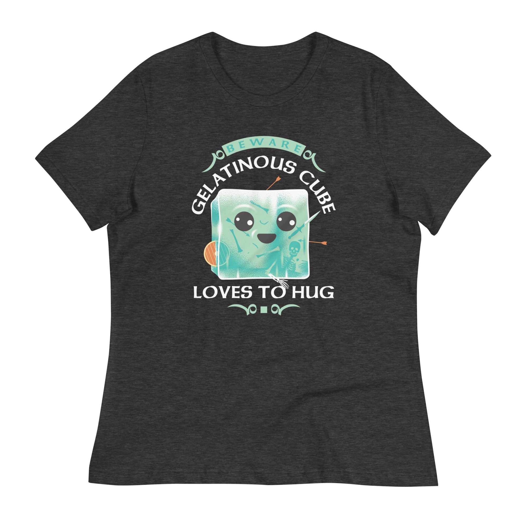 Gelatinous Cube Loves To Hug Women's Signature Tee Hoodie, Sweatshirt | CoreVibeTees.com (Image 2)