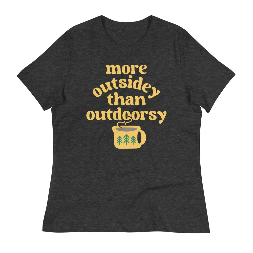 More Outsidey Than Outdoorsy Women's Signature Tee Hoodie, Sweatshirt | CoreVibeTees.com (Image 4)