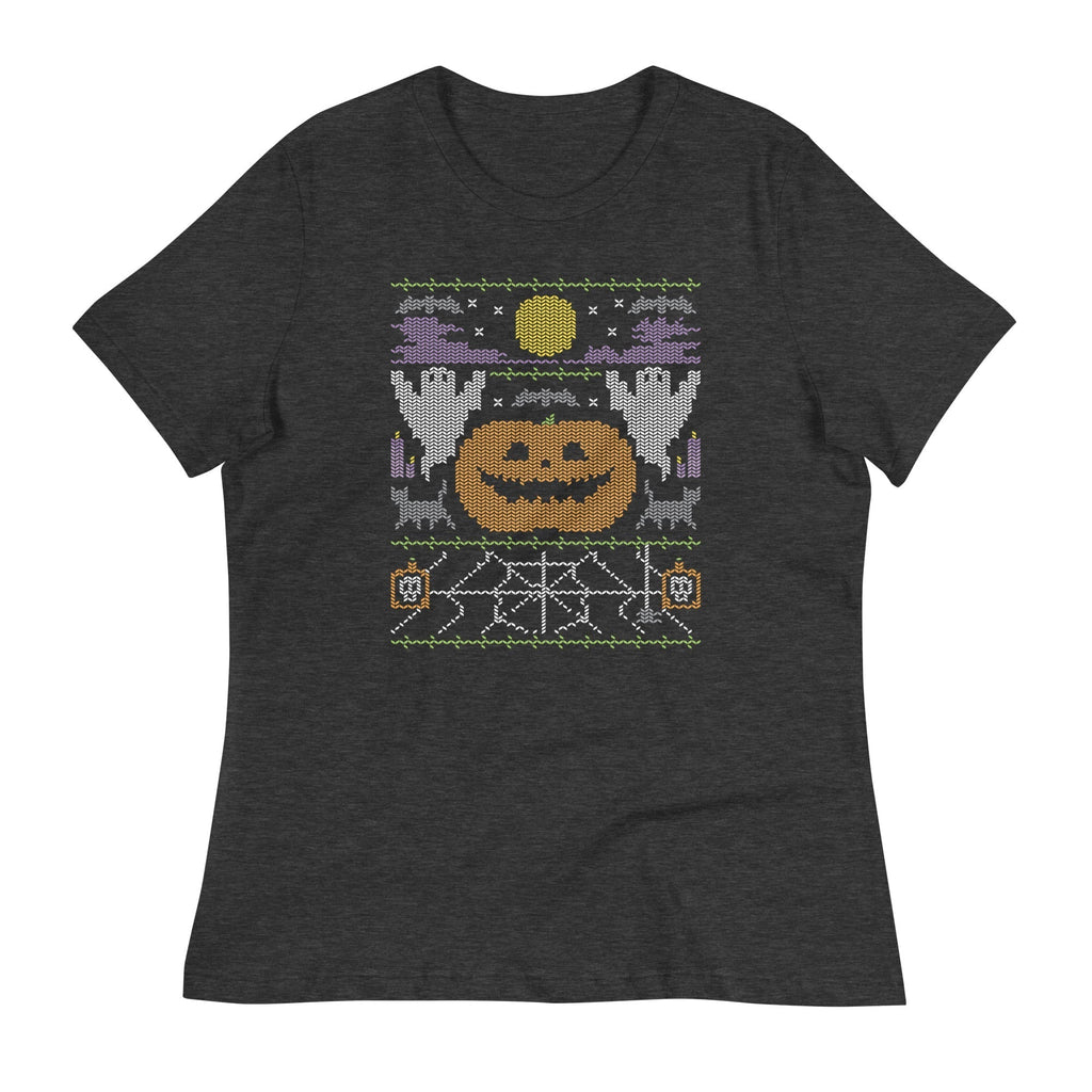 Ugly Halloween Sweater Women's Signature Tee Hoodie, Sweatshirt | CoreVibeTees.com (Image 3)