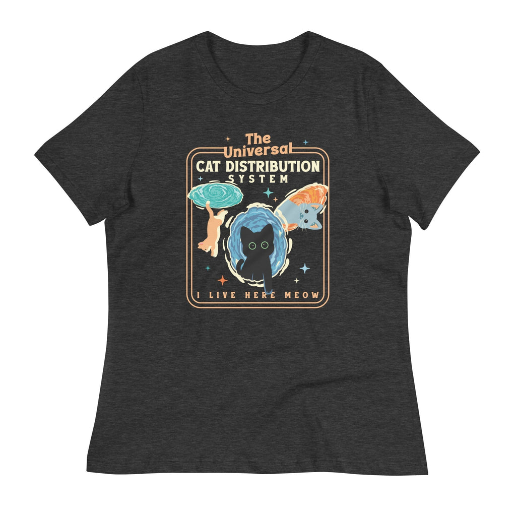 The Universal Cat Distribution System Women's Signature Tee Hoodie, Sweatshirt | CoreVibeTees.com (Image 2)