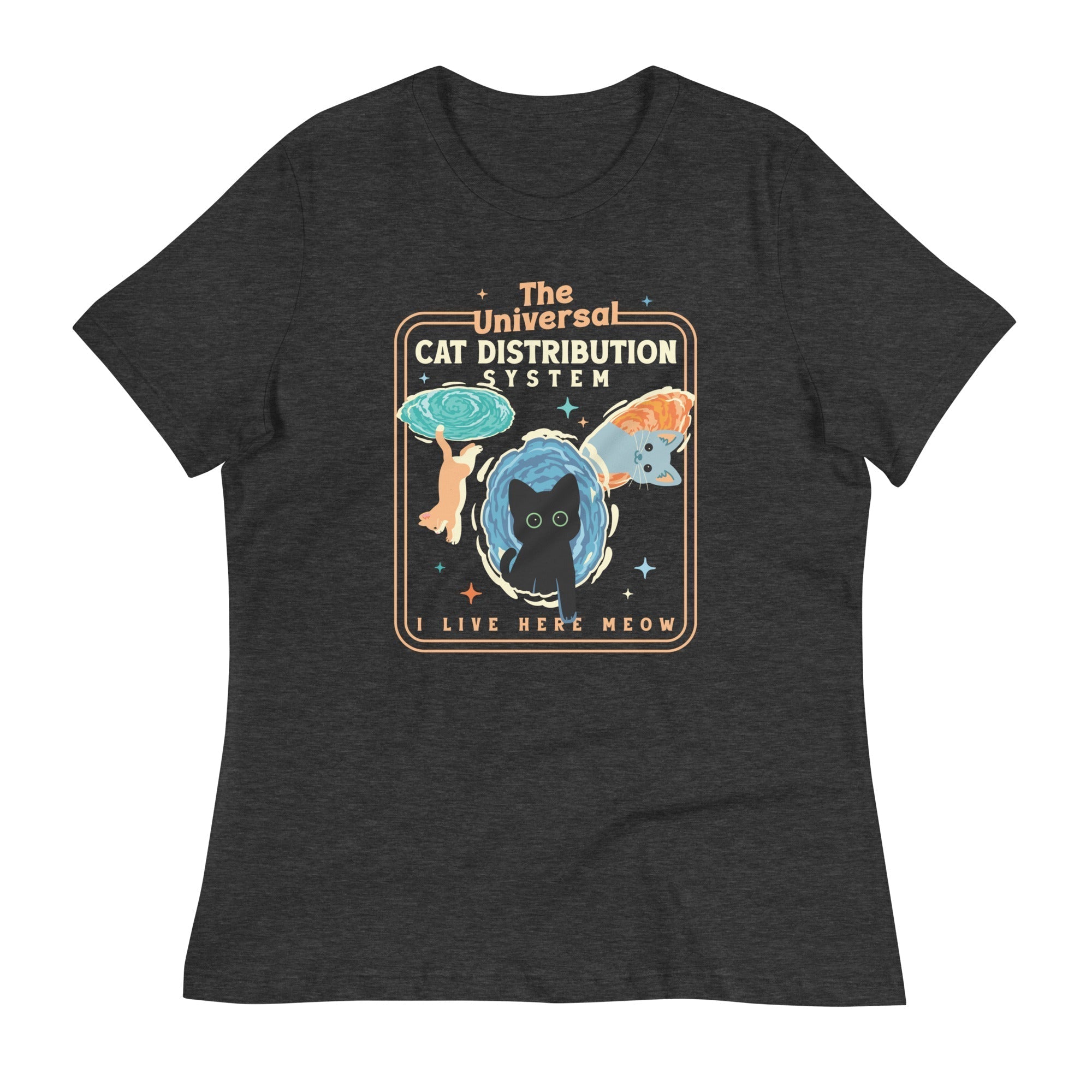 The Universal Cat Distribution System Women's Signature Tee Hoodie, Sweatshirt | CoreVibeTees.com (Image 2)