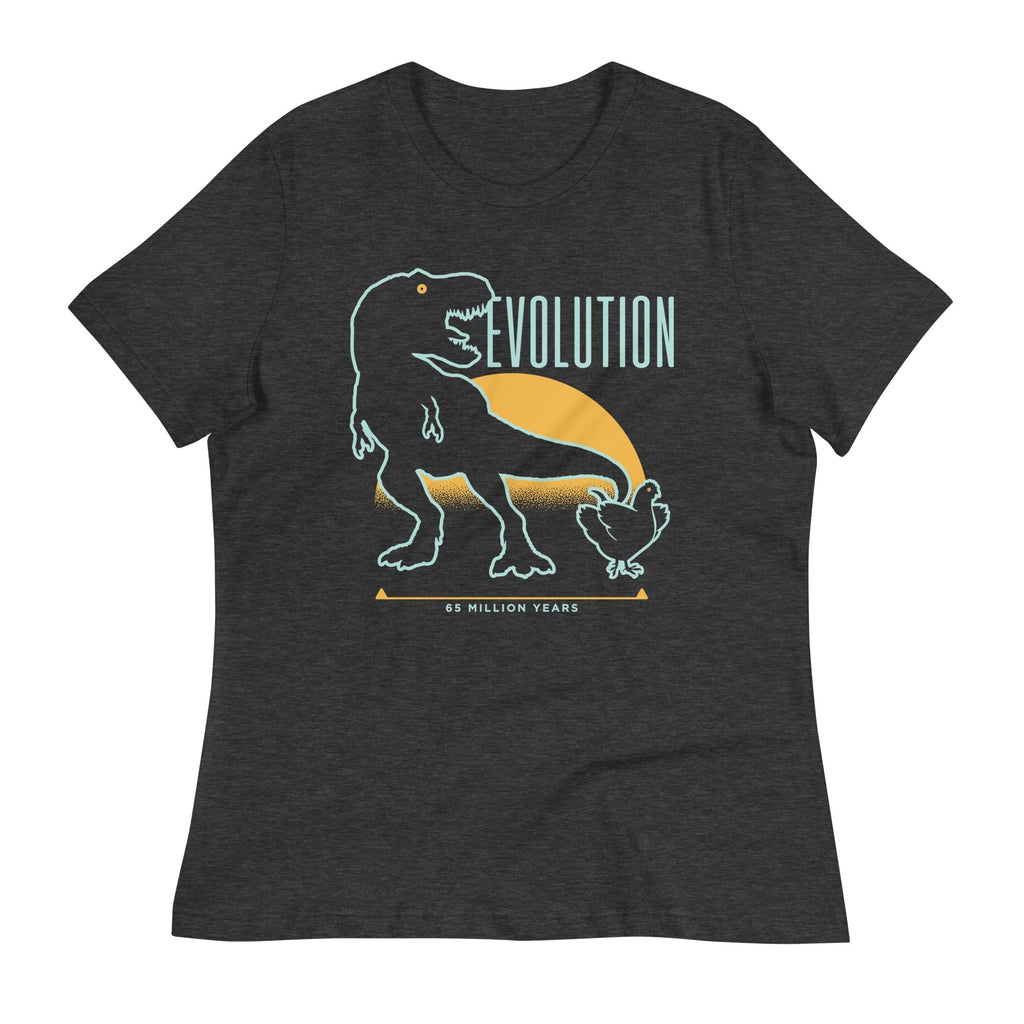 Dinosaur Evolution Women's Signature Tee Hoodie, Sweatshirt | CoreVibeTees.com (Image 3)