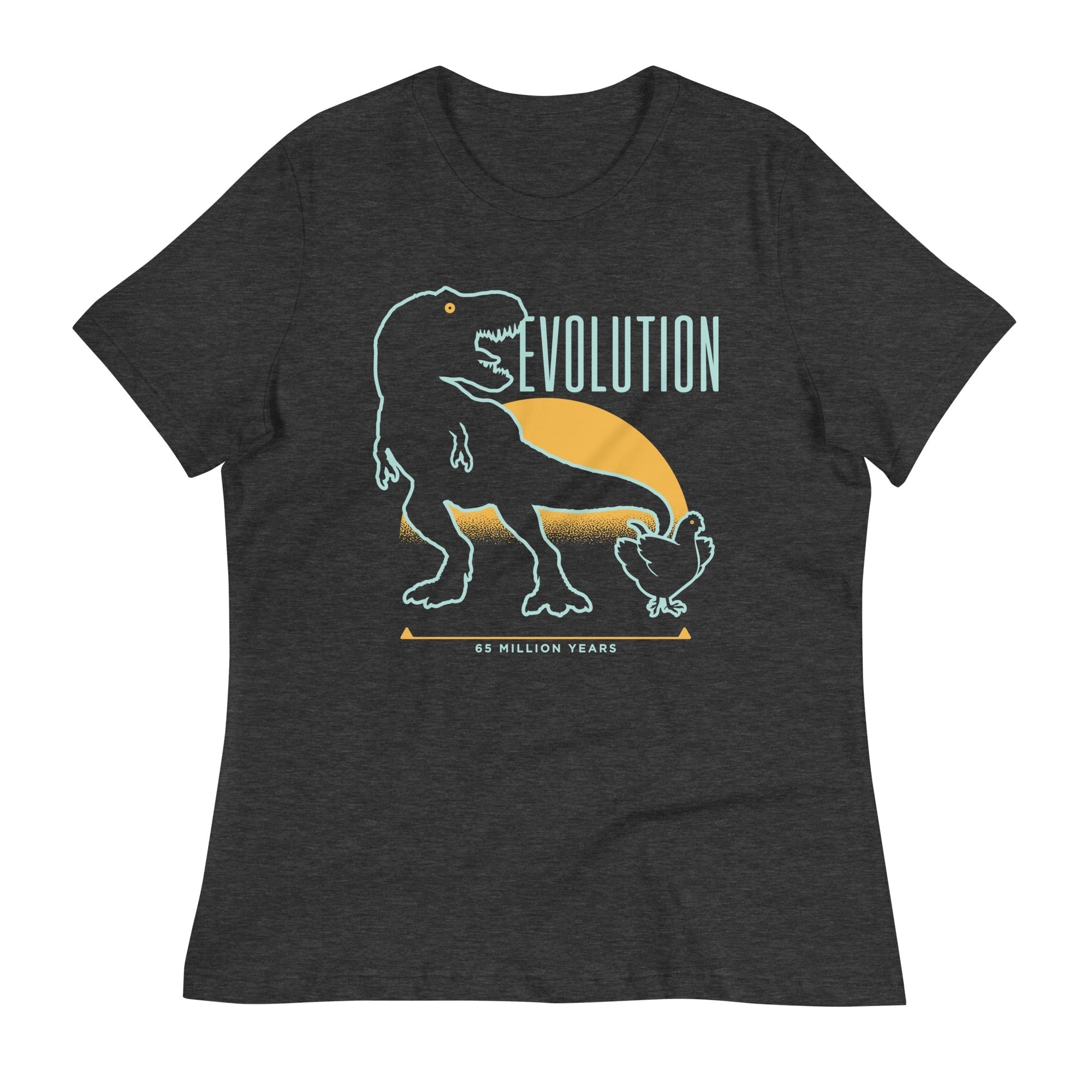 Dinosaur Evolution Women's Signature Tee Hoodie, Sweatshirt | CoreVibeTees.com (Image 3)