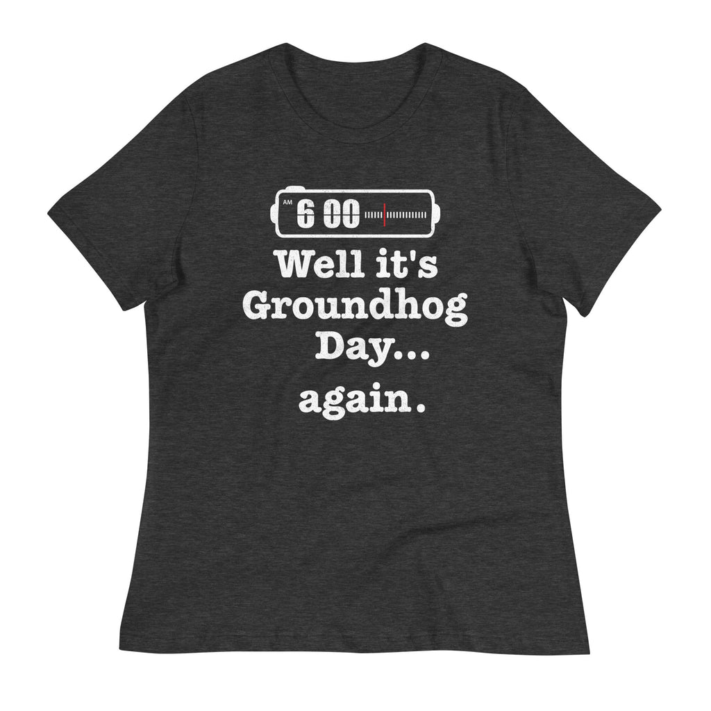 Well It's Groundhog Day Again Women's Signature Tee Hoodie, Sweatshirt | CoreVibeTees.com (Image 3)