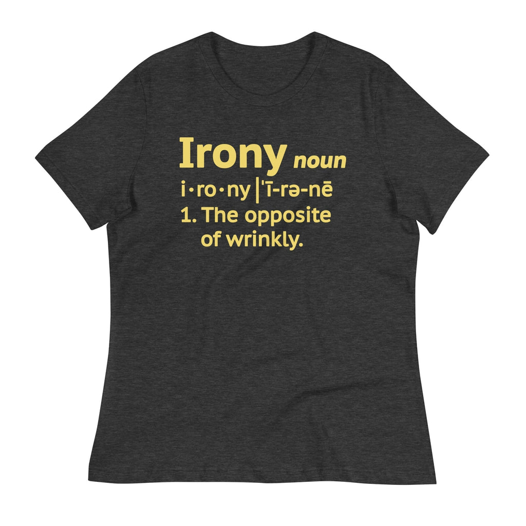 Irony Definition Women's Signature Tee Hoodie, Sweatshirt | CoreVibeTees.com (Image 3)