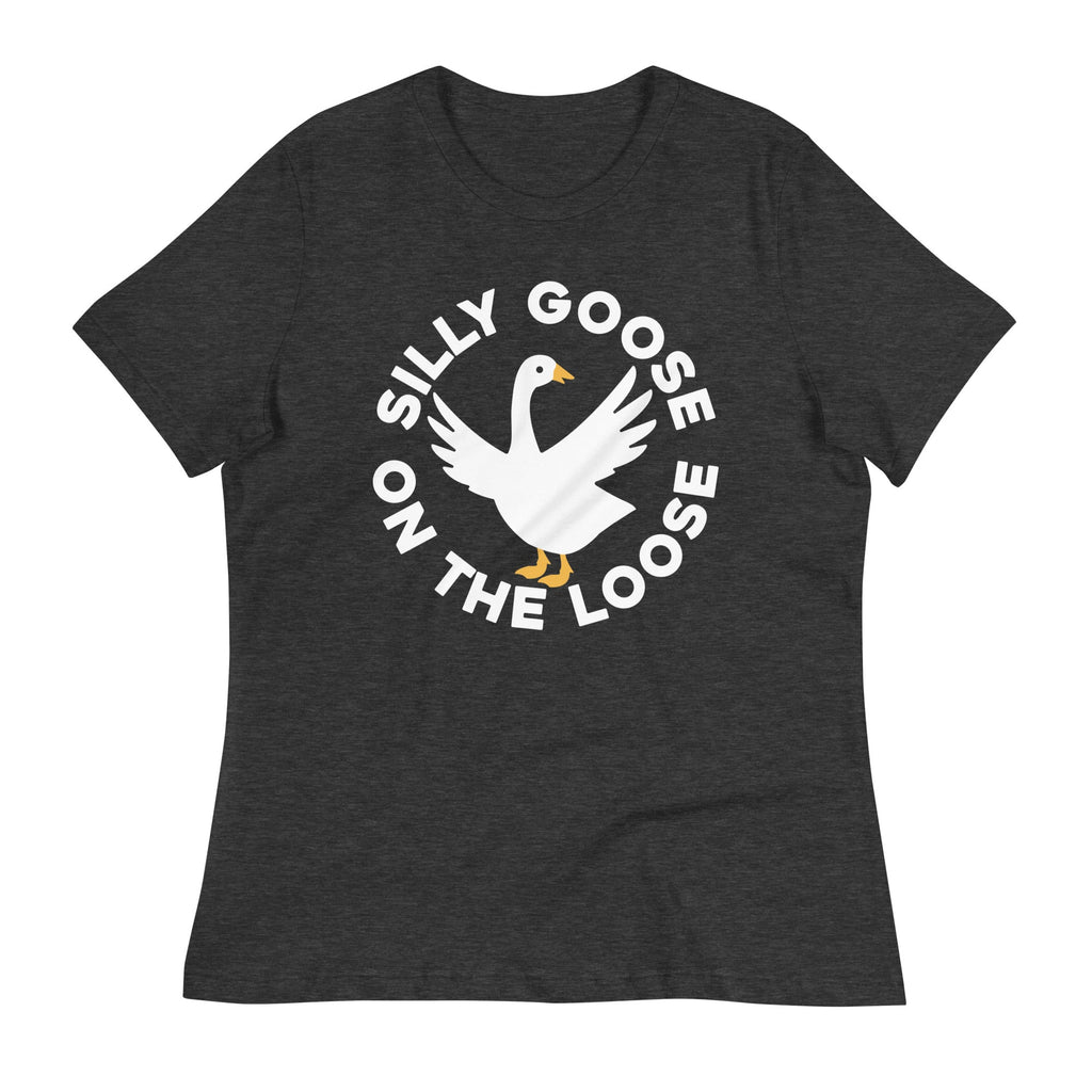 Silly Goose On The Loose Women's Signature Tee Hoodie, Sweatshirt | CoreVibeTees.com (Image 2)