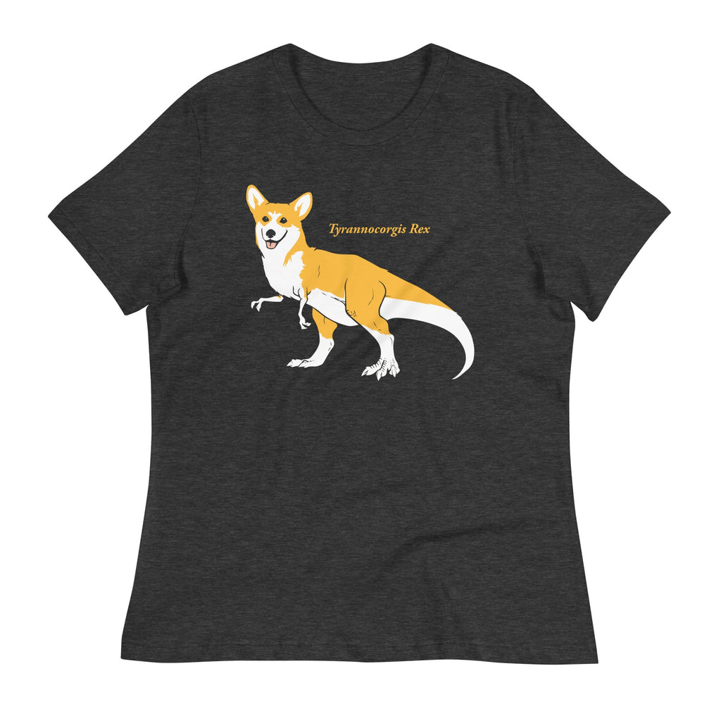 Tyrannocorgis Rex Women's Signature Tee Hoodie, Sweatshirt | CoreVibeTees.com (Image 3)
