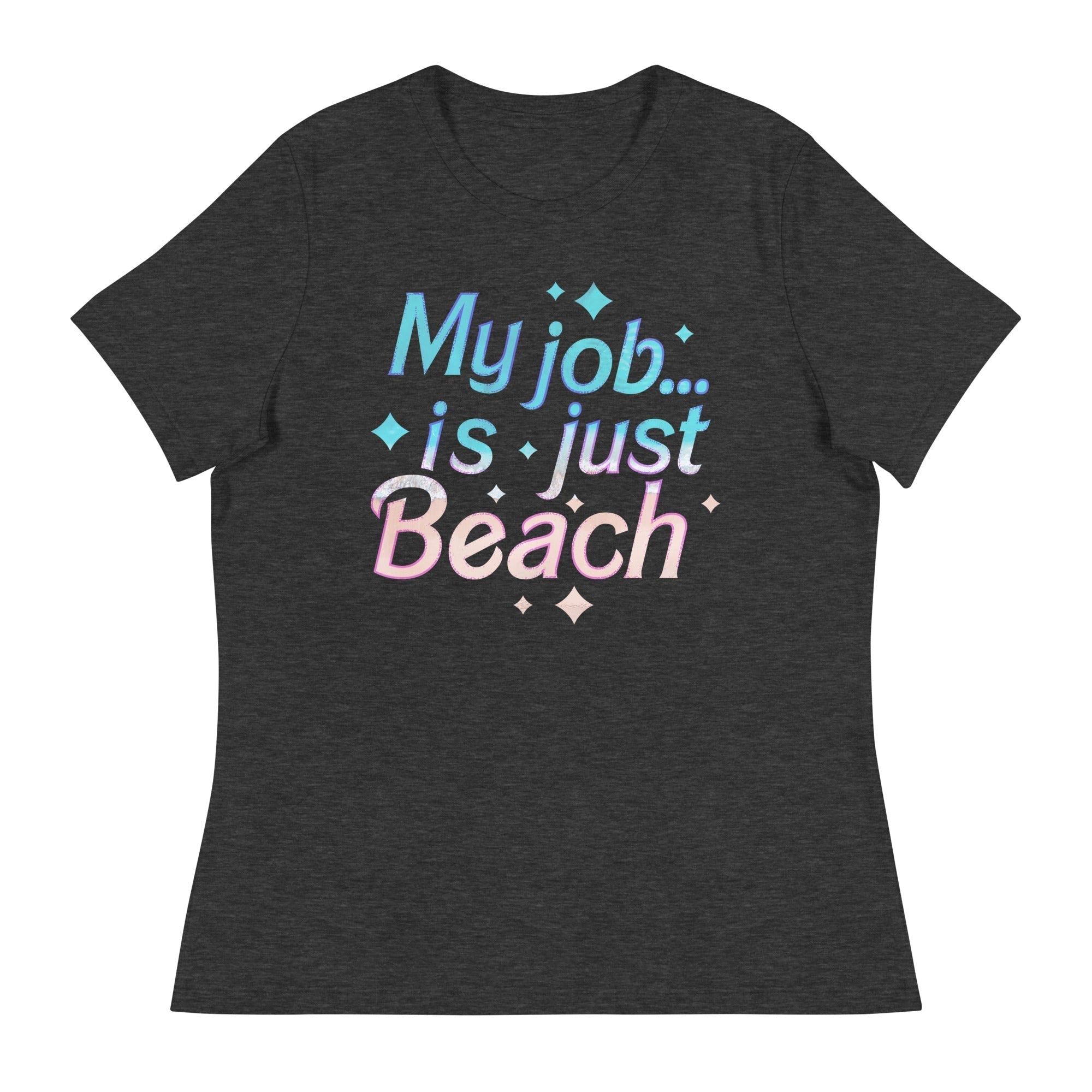 My Job Is Just Beach Women's Signature Tee Hoodie, Sweatshirt | CoreVibeTees.com (Image 3)