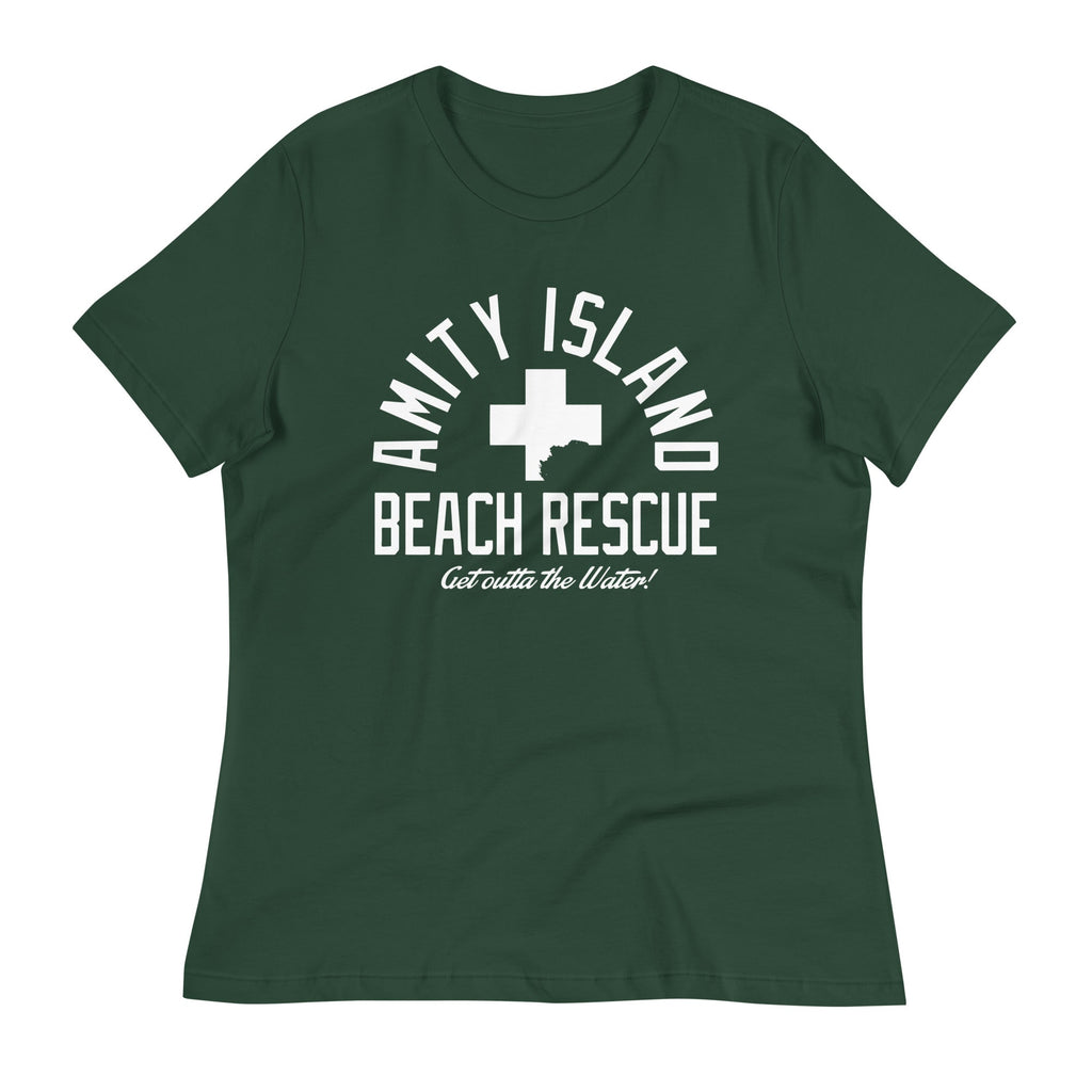 Amity Island Beach Rescue Women's Signature Tee