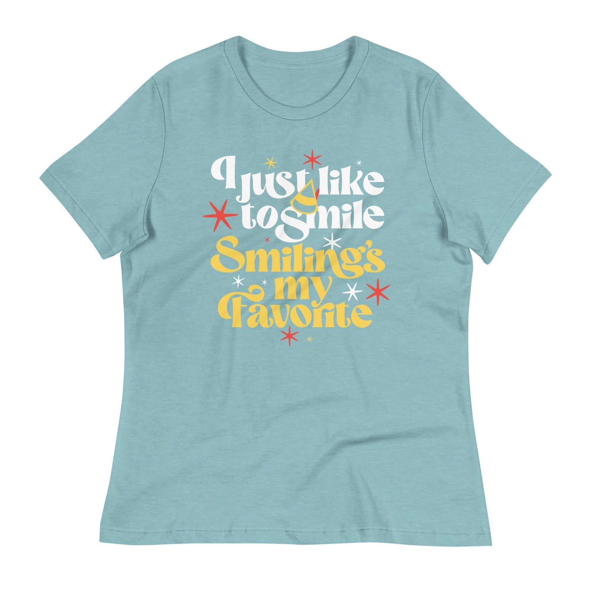 I Just Like To Smile Smiling's My Favorite Women's Signature Tee Hoodie, Sweatshirt | CoreVibeTees.com (Image 2)