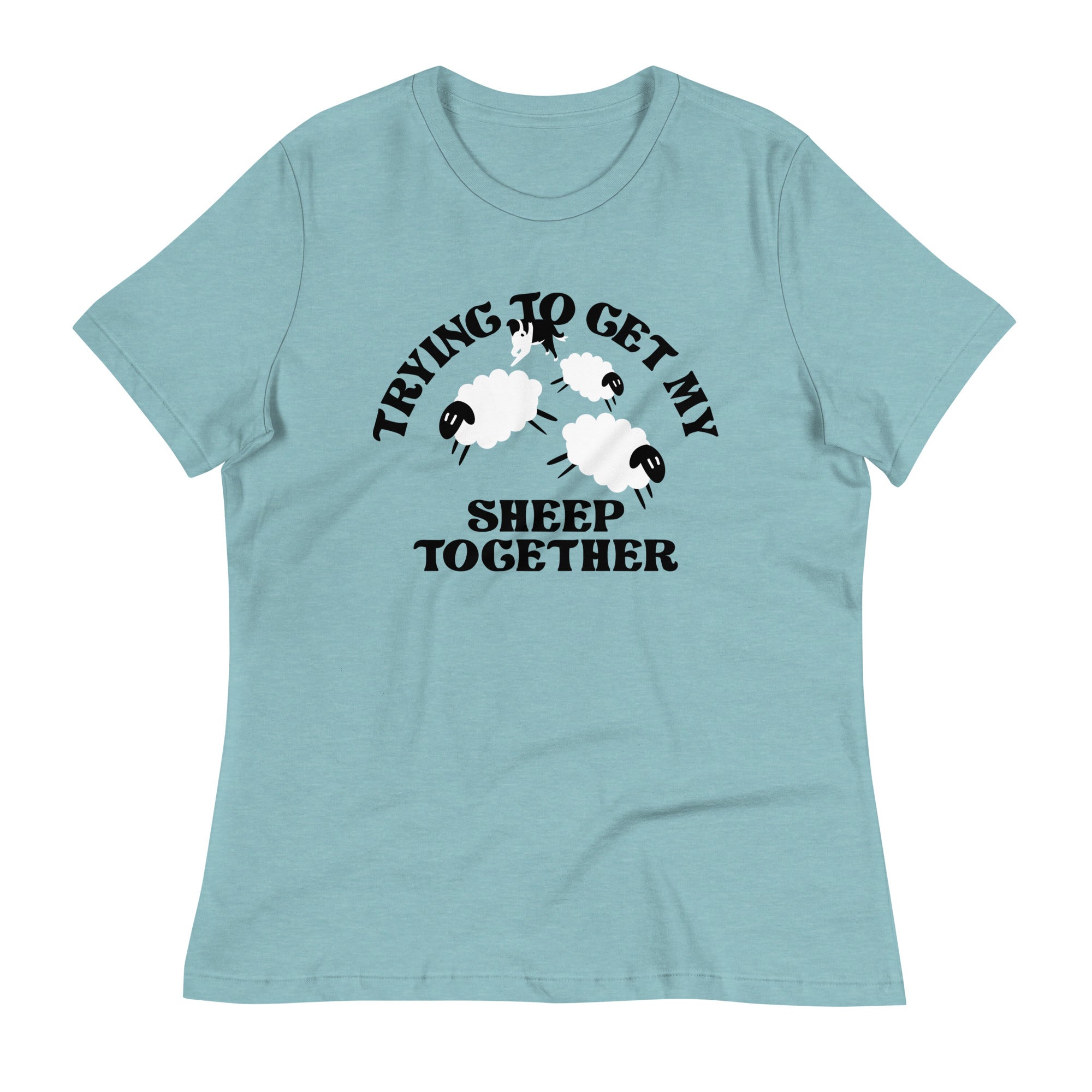 Trying To Get My Sheep Together Women's Signature Tee Hoodie, Sweatshirt | CoreVibeTees.com (Image 4)